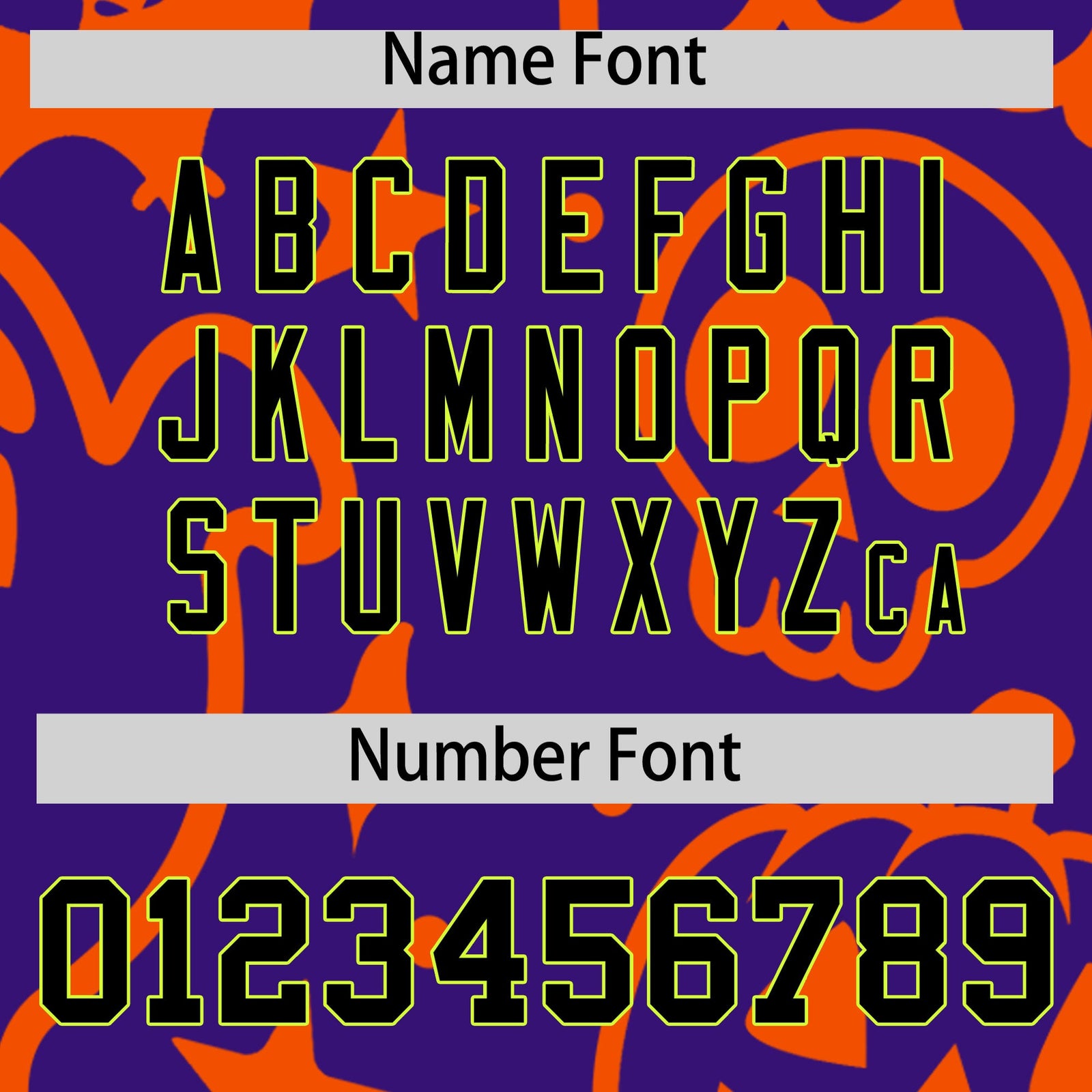 Custom Orange Purple Neon Green Bats Pumpkins Ghost Patterns Halloween Letterman Jacket | Custom Letterman Jacket,Add Name and Numbern,Sublimation Printed & Stitched,Perfect for Parties | KXKSHOP