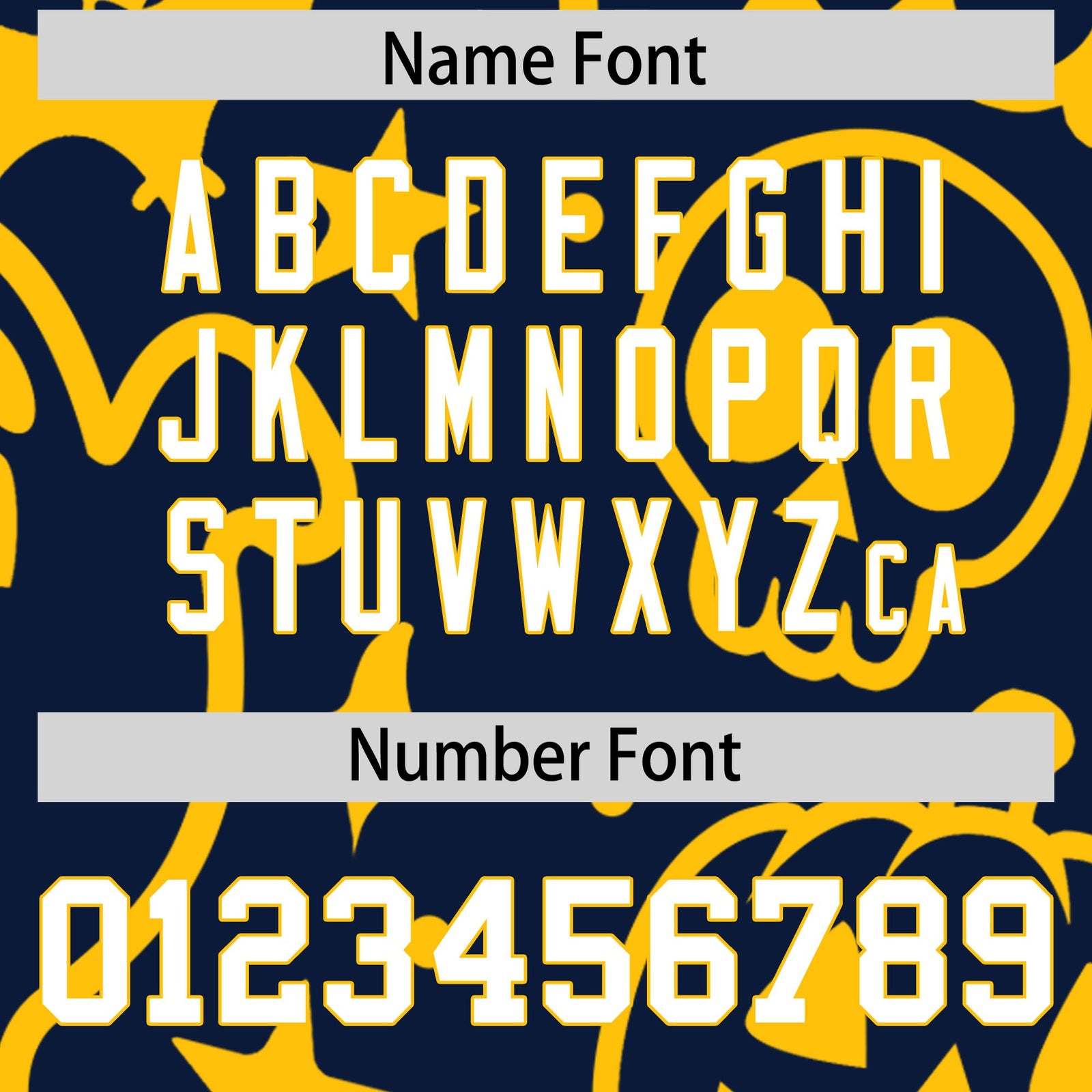 Custom Gold Navy White Bats Pumpkins Ghost Patterns Halloween Letterman Jacket | Custom Letterman Jacket,Add Name and Numbern,Sublimation Printed & Stitched,Perfect for Parties | KXKSHOP