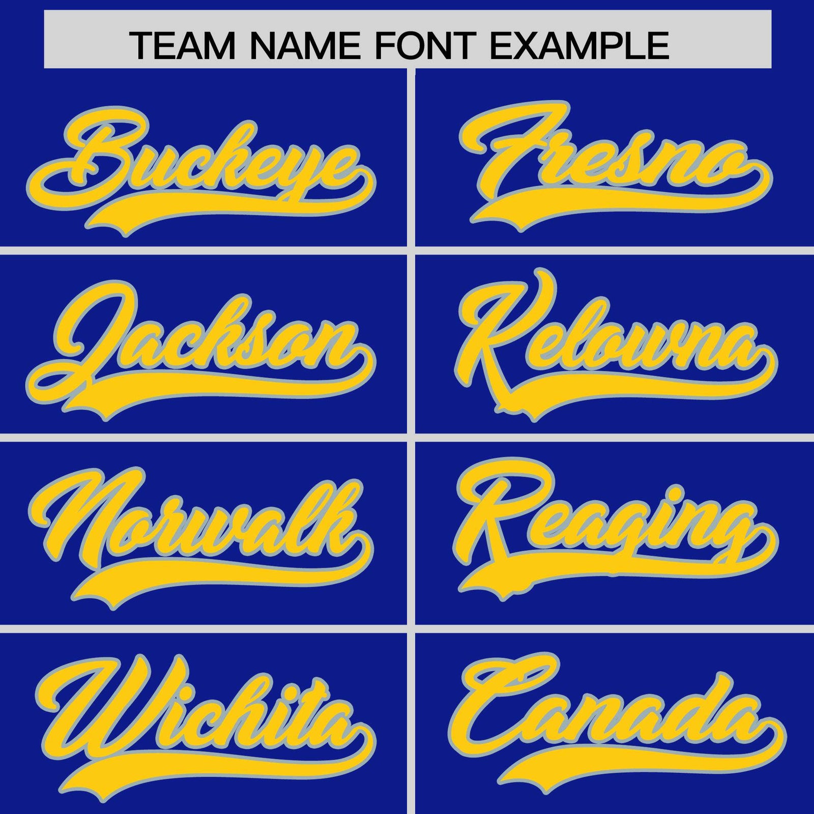 Custom Royal Gold Sides Gradient Fashion Personalized Team Football Jersey