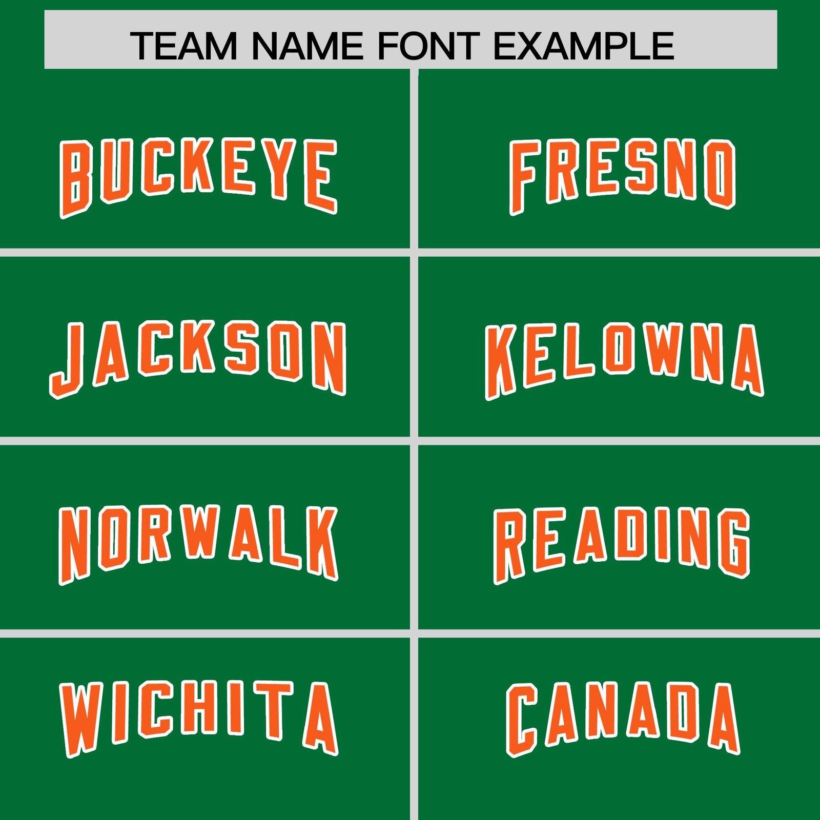Custom Kelly Green Orange Side Stripe Pattern Authentic Football Jersey