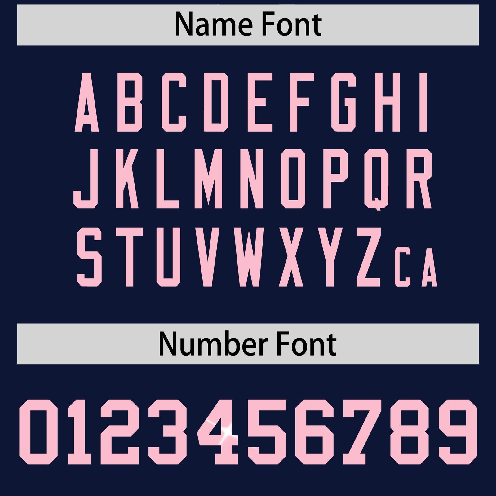 Custom Navy Light Pink sequin lettering Moisture-Wicking Football Jersey| KXKSHOP