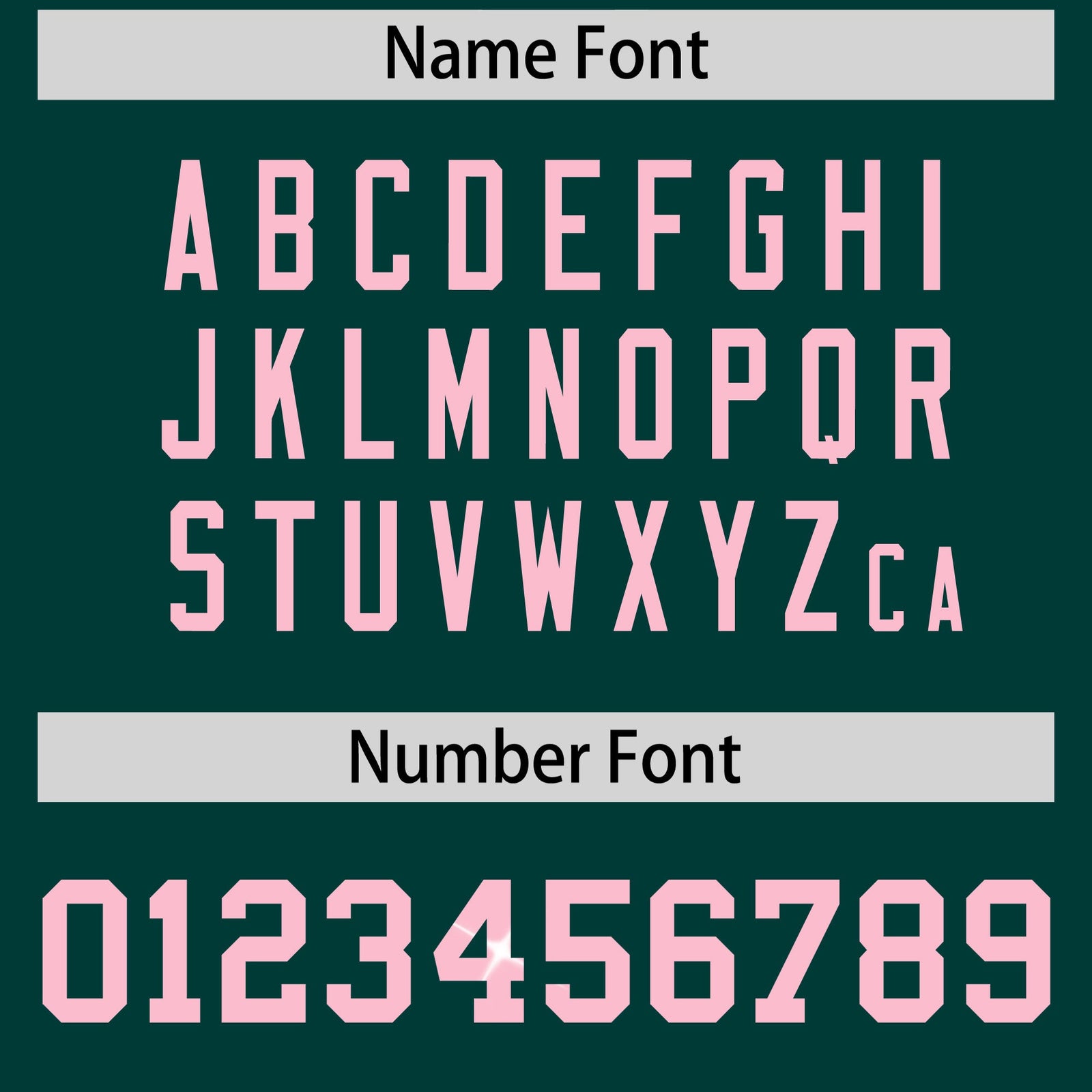 Custom Midnight Green Light Pink sequin lettering Breathable Football Jersey| KXKSHOP