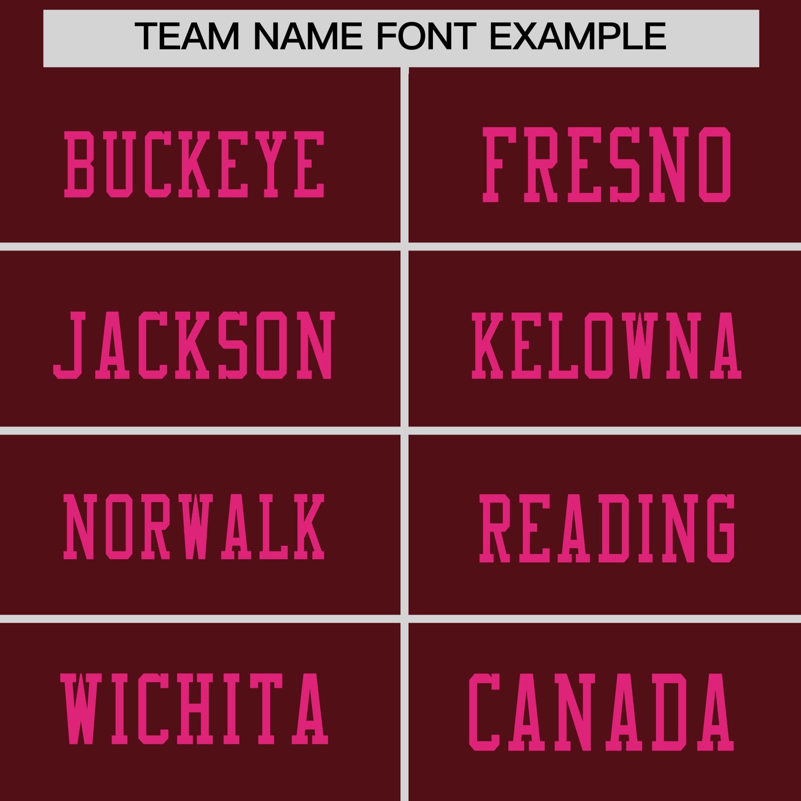 Custom Burgundy Pink sequin lettering Stretch Fabric Football Jersey| KXKSHOP