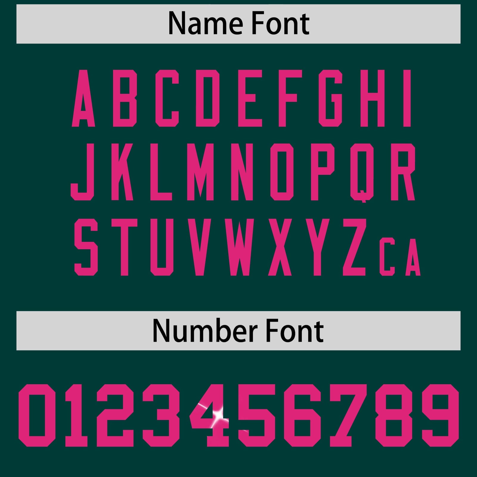 Custom Midnight Green Pink sequin lettering Moisture-Wicking Football Jersey| KXKSHOP