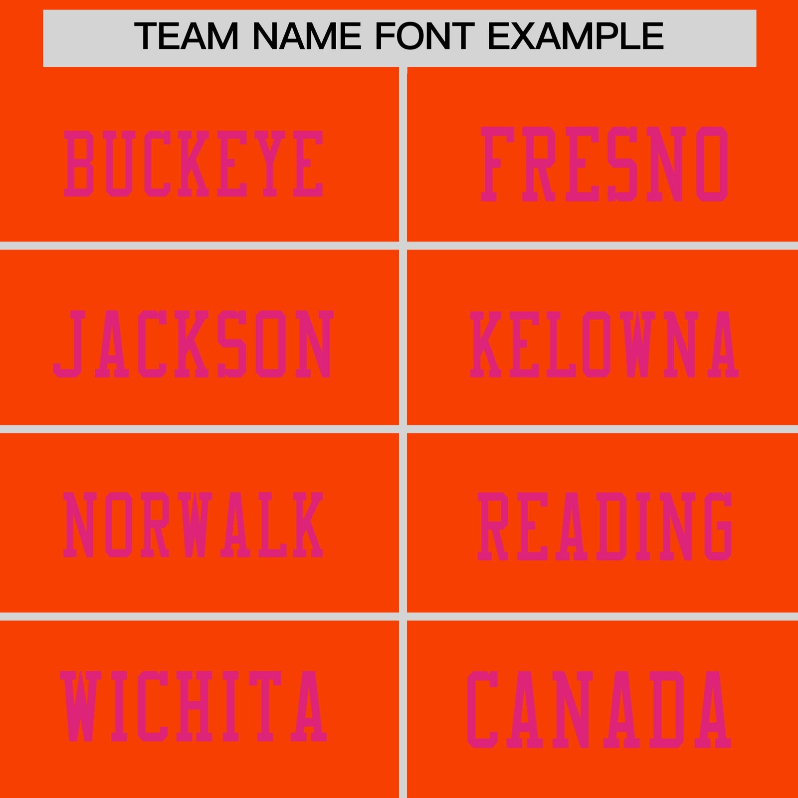 Custom Orange Pink sequin lettering Stretch Fabric Football Jersey| KXKSHOP