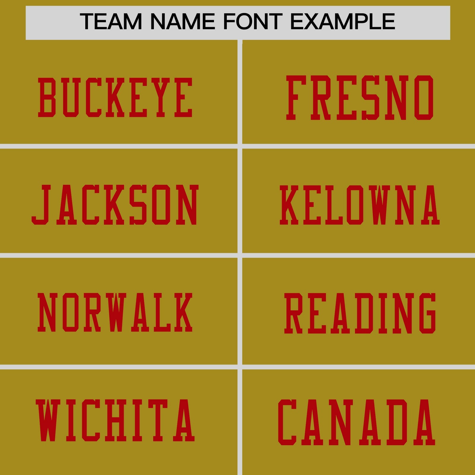 Custom Old Gold Red sequin lettering Stretch Fabric Football Jersey| KXKSHOP