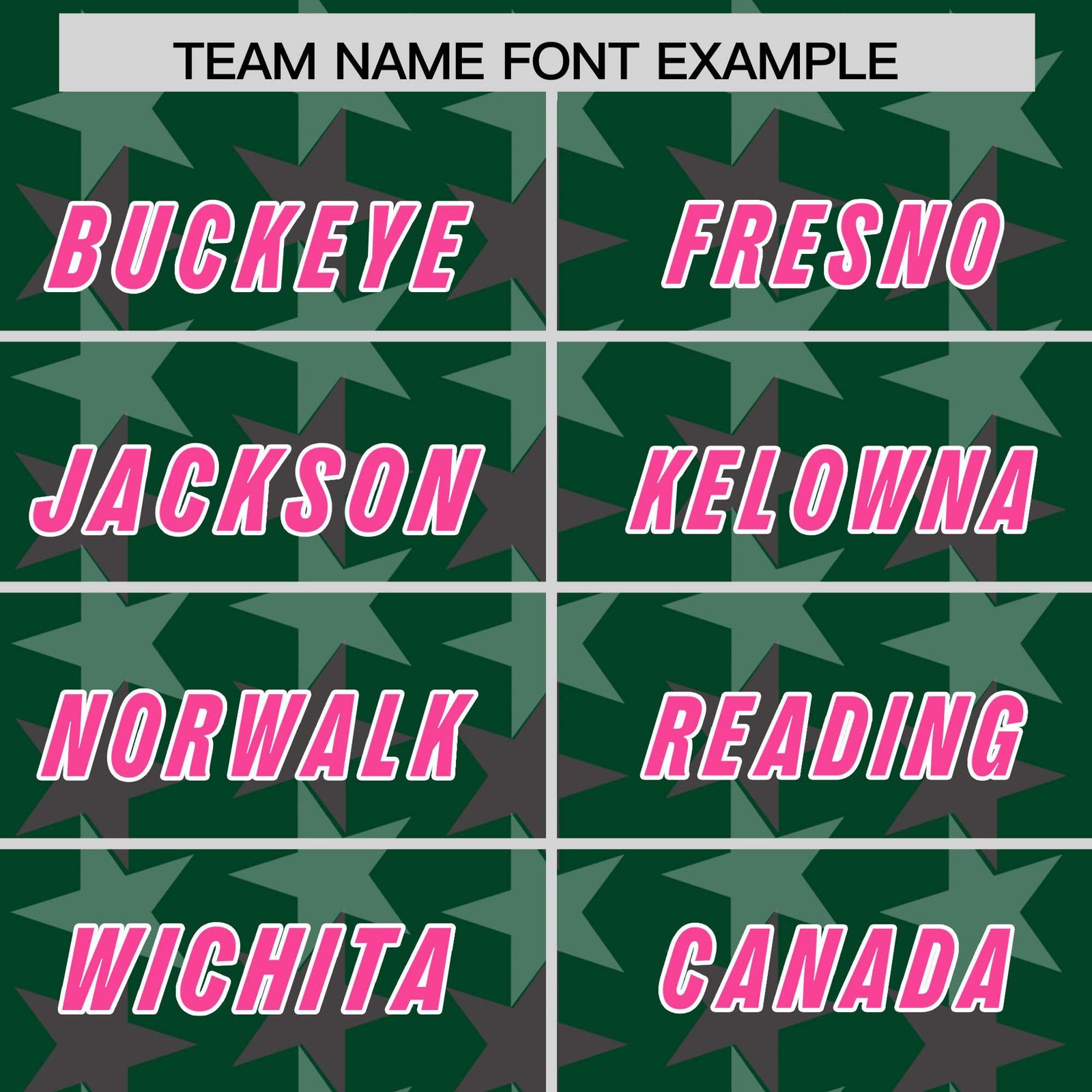 Custom Green Pink Personalized All Star Graffiti Pattern Authentic Football Jersey