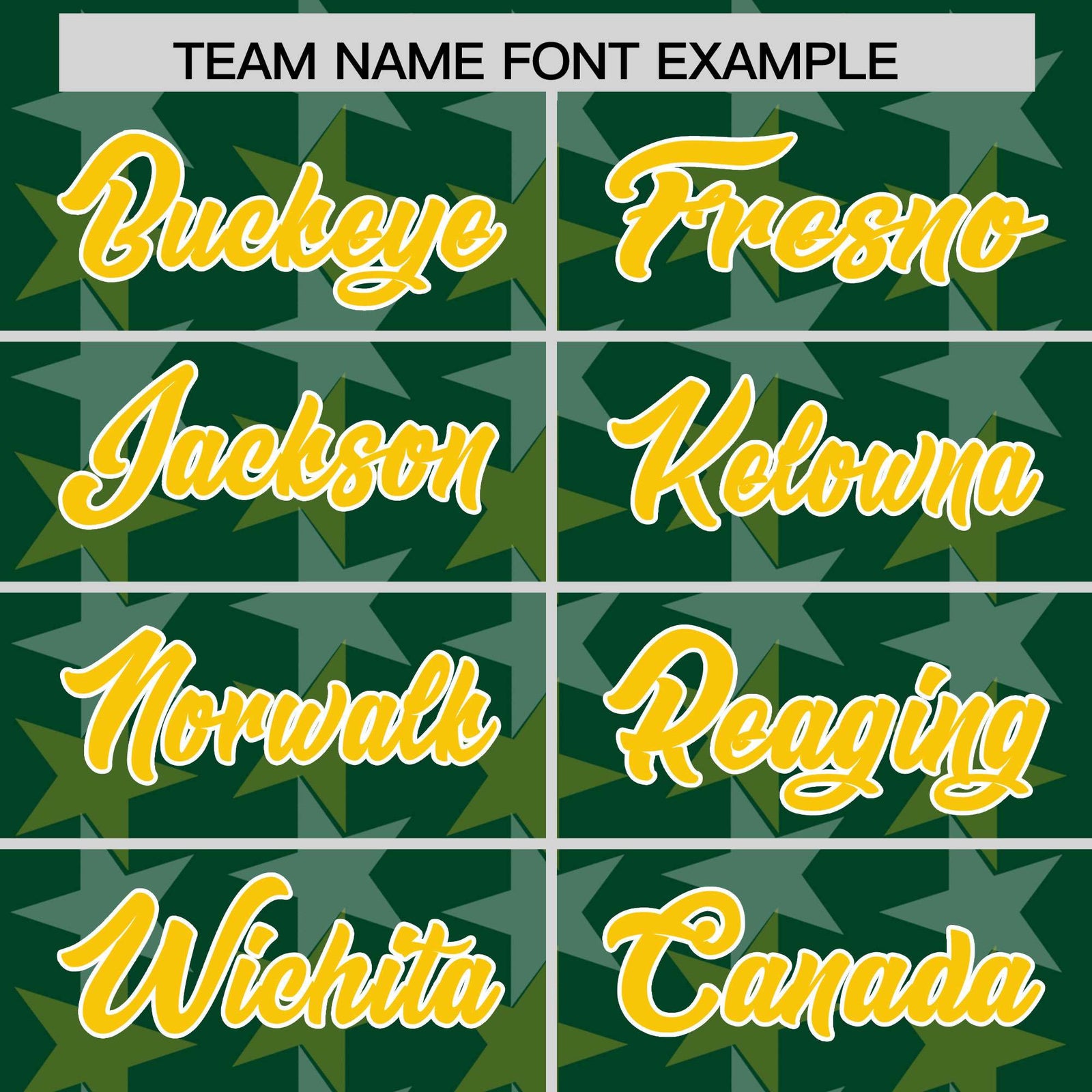 Custom Green Gold Personalized All Star Graffiti Pattern Authentic Football Jersey