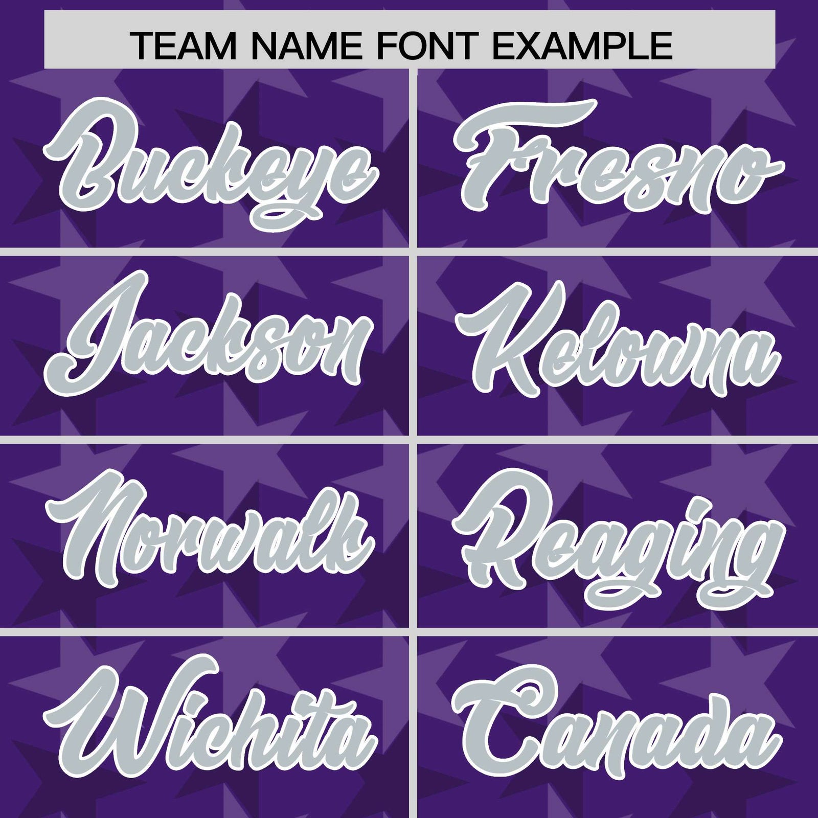 Custom Purple Grey Personalized All Star Graffiti Pattern Authentic Football Jersey