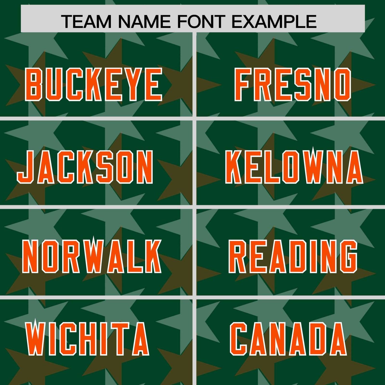 Custom Green Orange Personalized All Star Graffiti Pattern Authentic Football Jersey