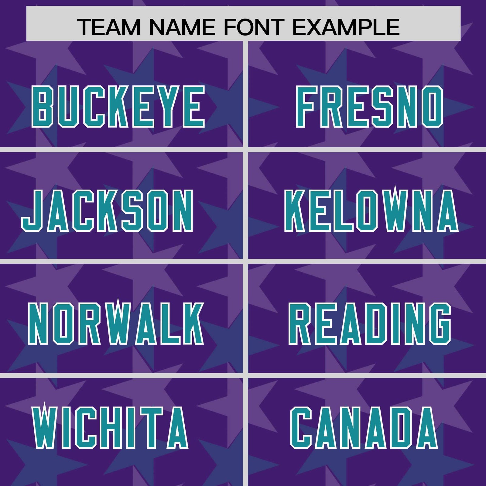 Custom Purple Aqua Personalized All Star Graffiti Pattern Authentic Football Jersey