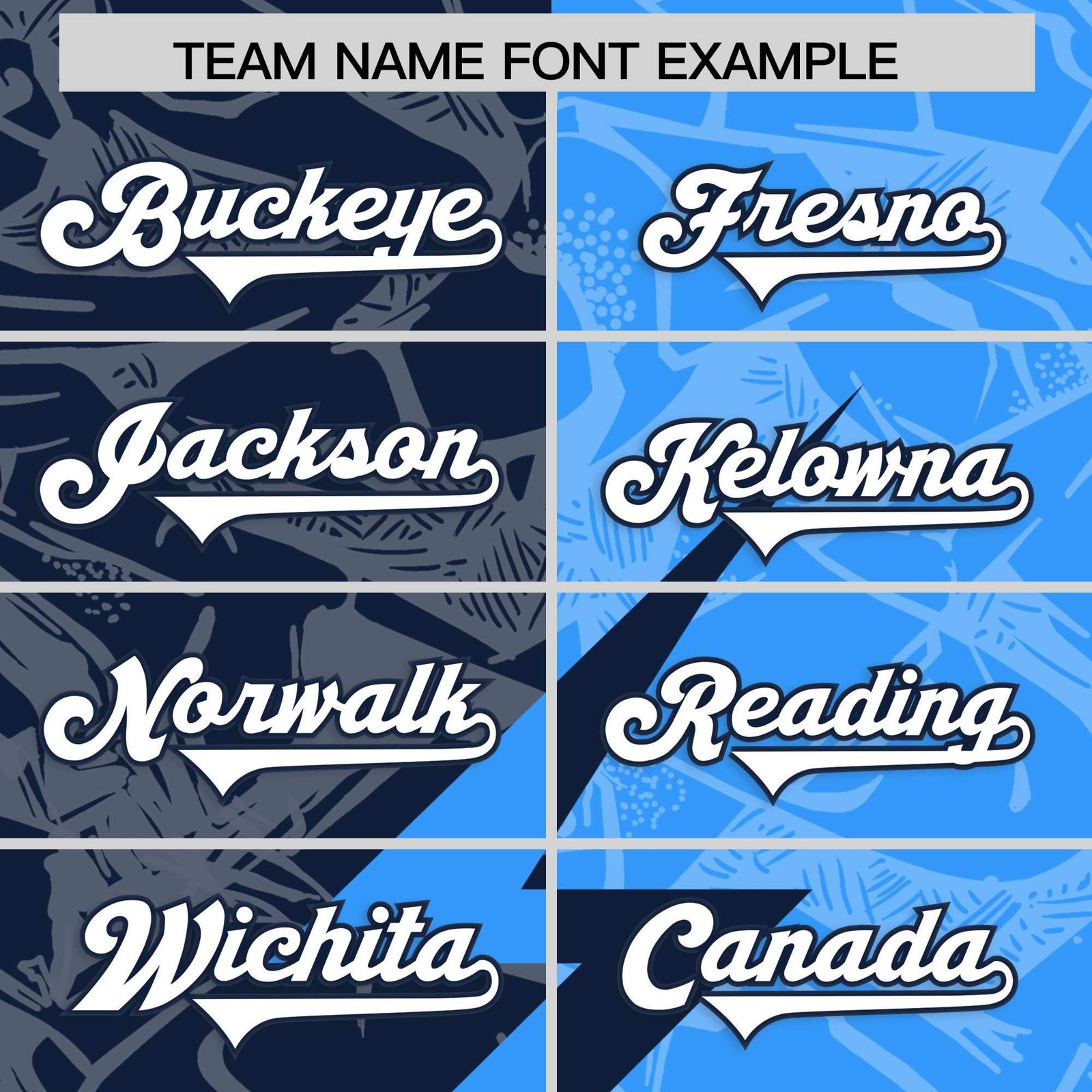 Custom Light Blue Navy Split Personalized Lightning Pattern Football Jersey