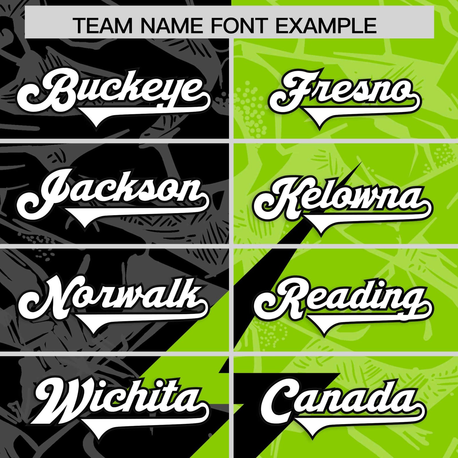 Custom Neon Green Black Split Personalized Lightning Pattern Football Jersey