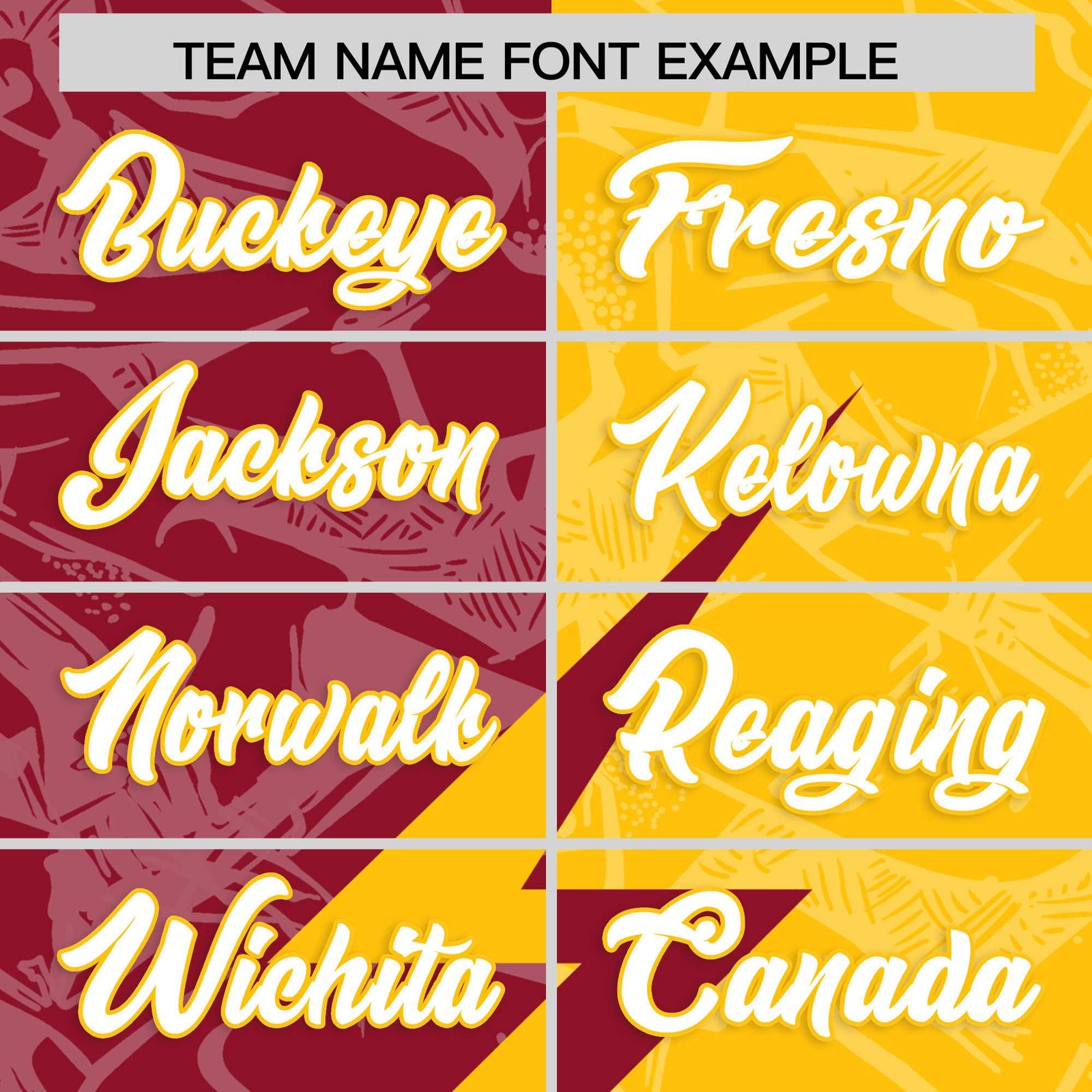 Custom Yellow Cardinal Split Personalized Lightning Pattern Football Jersey