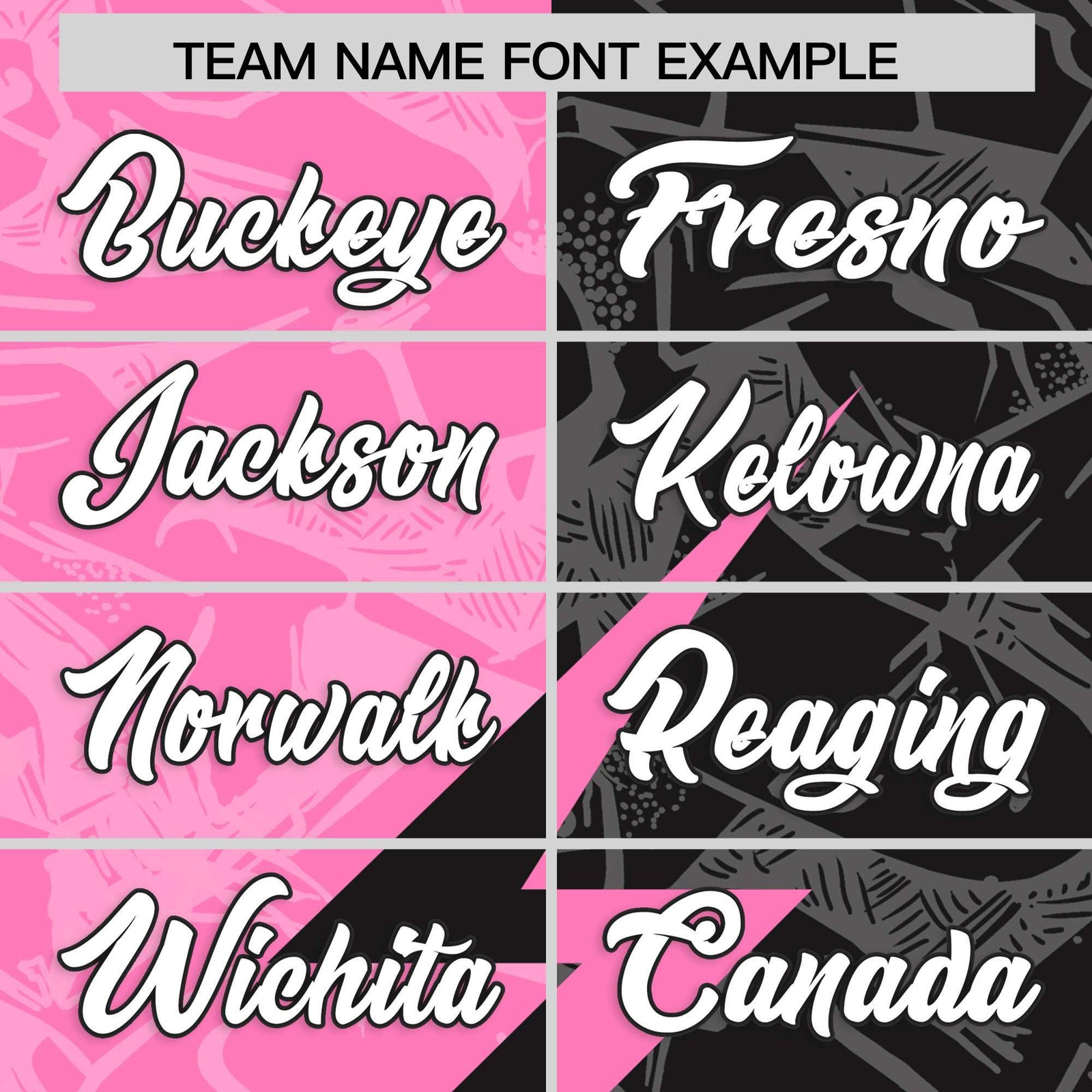 Custom Black Pink Split Personalized Lightning Pattern Football Jersey