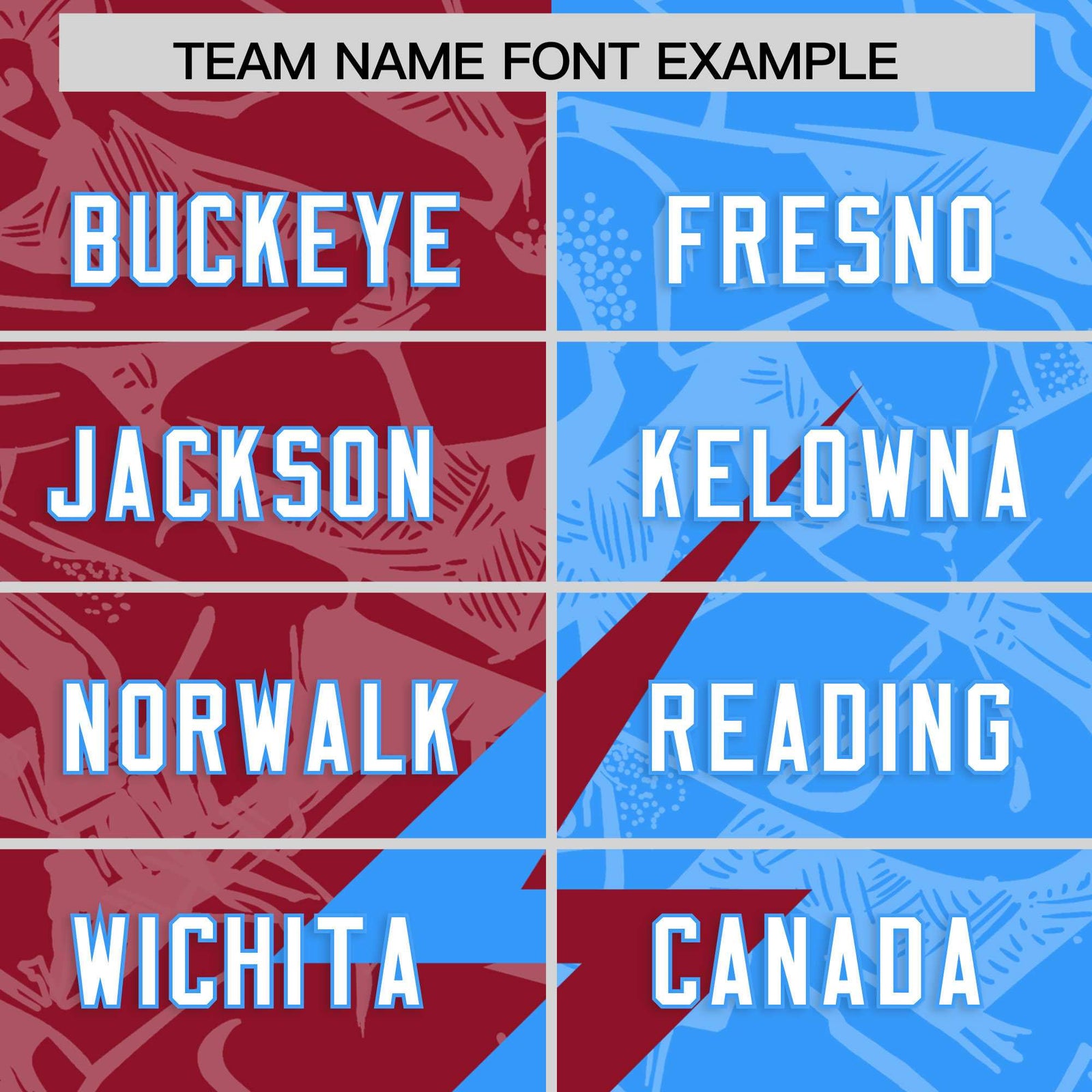 Custom Light Blue Cardinal Split Personalized Lightning Pattern Football Jersey