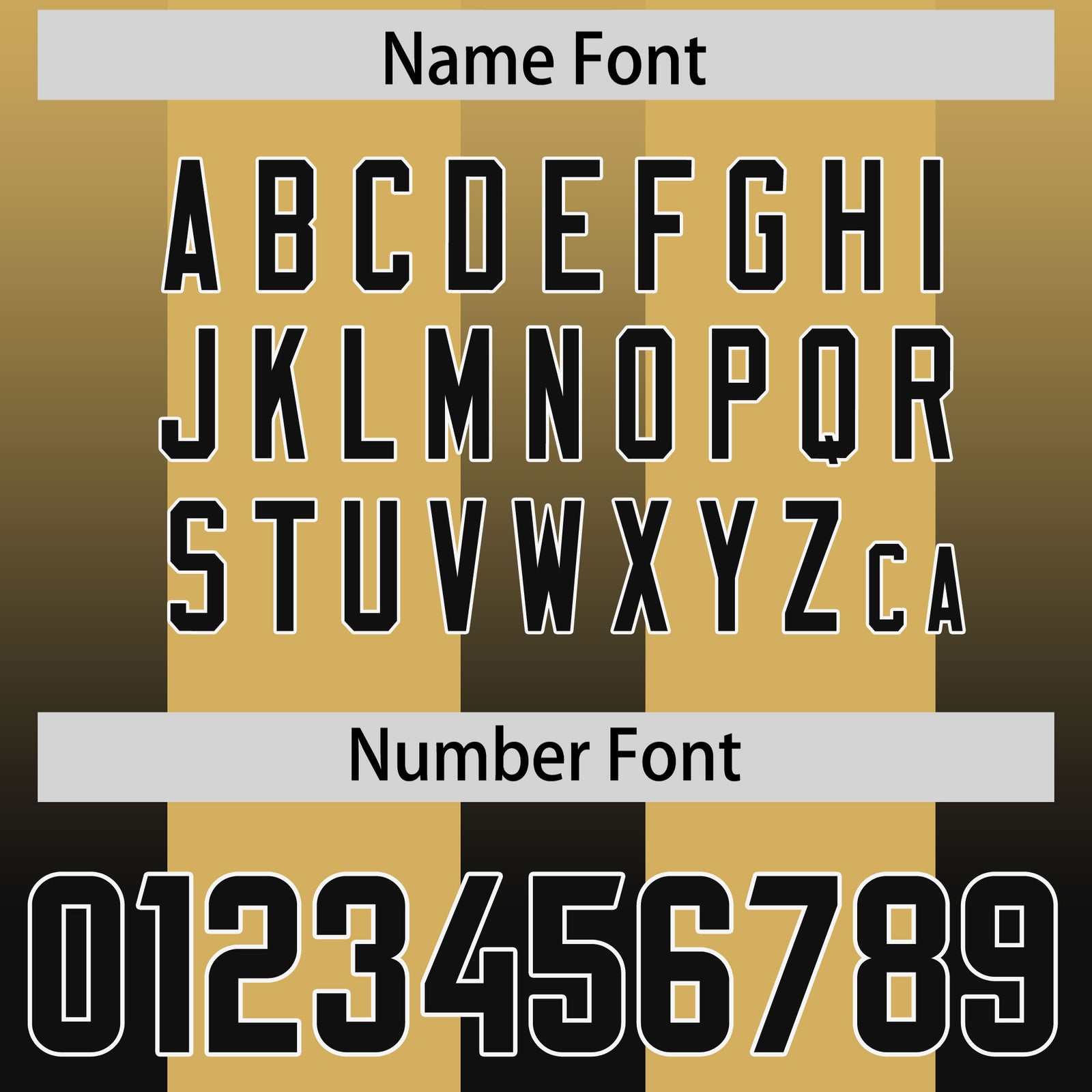 Custom Khaki Black Vertical Width Stripe Gradient Fashion Personalized Team Football Jersey