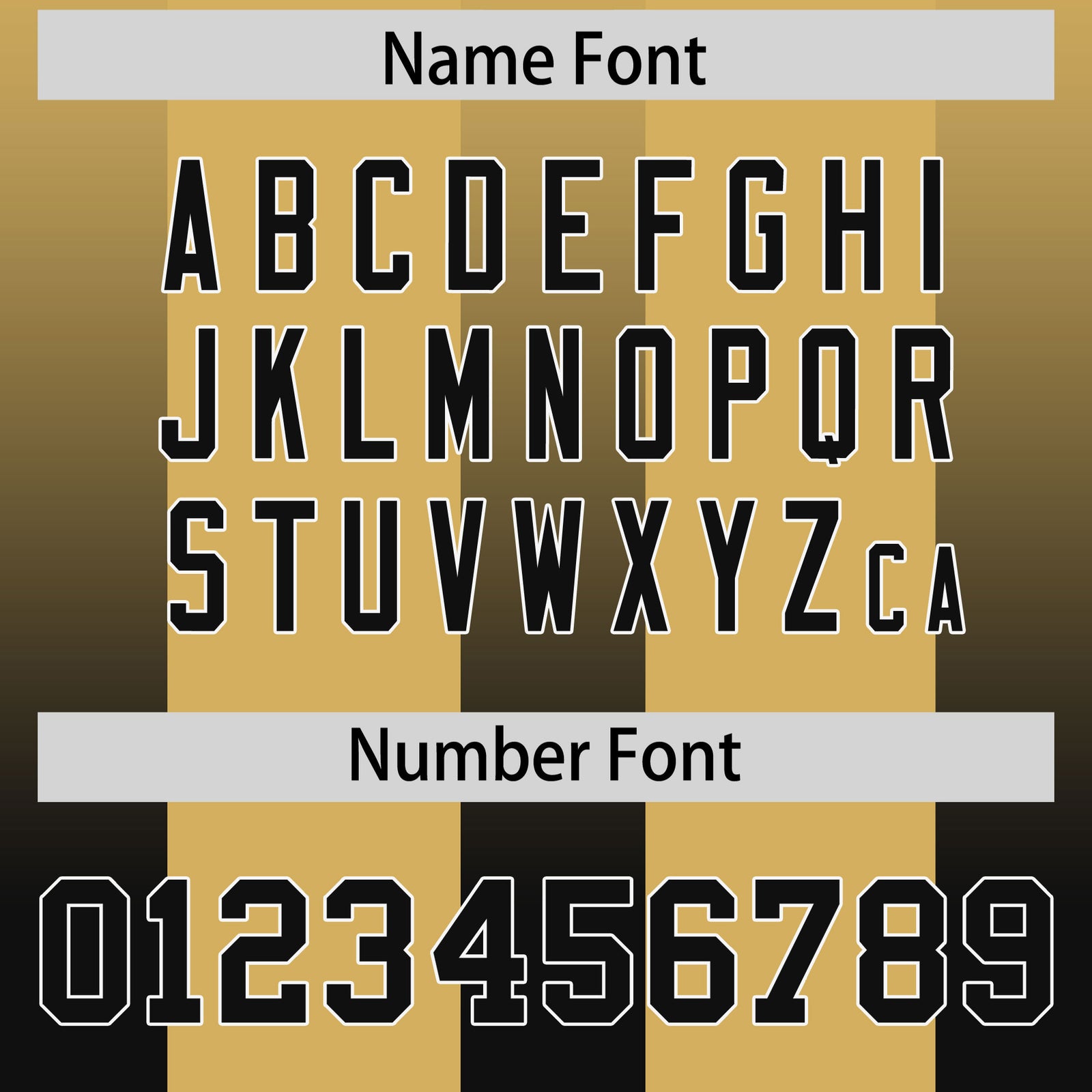 Custom Khaki Black Vertical Width Stripe Gradient Fashion Personalized Team Football Jersey