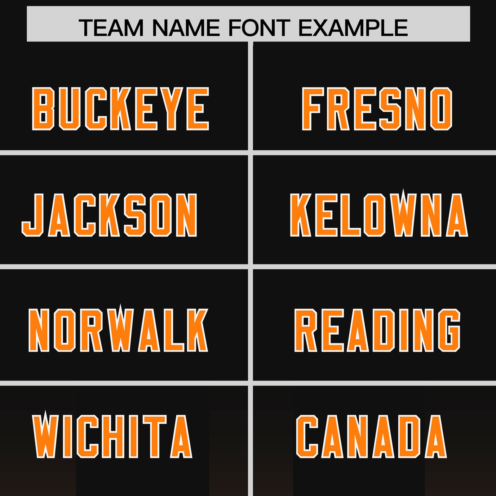 Custom Black Orange Vertical Width Stripe Gradient Fashion Personalized Team Football Jersey