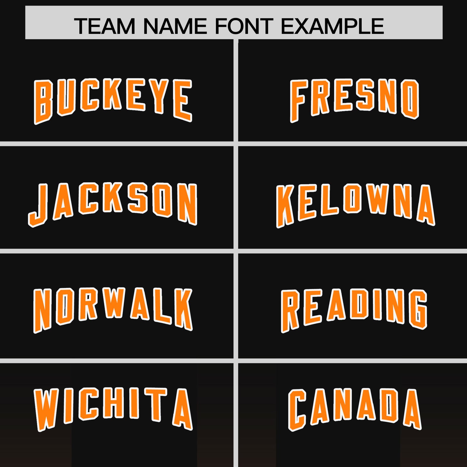 Custom Black Orange Vertical Width Stripe Gradient Fashion Personalized Team Football Jersey