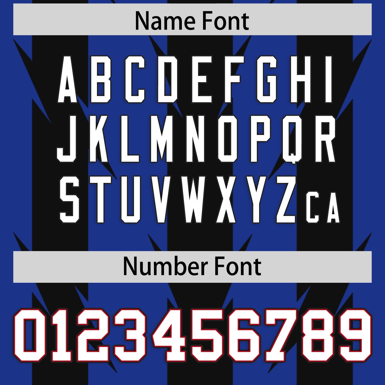 Custom Royal and Black Graffiti Pattern Practice Flag Football Jerseys For Youth & Mens| KXKSHOP