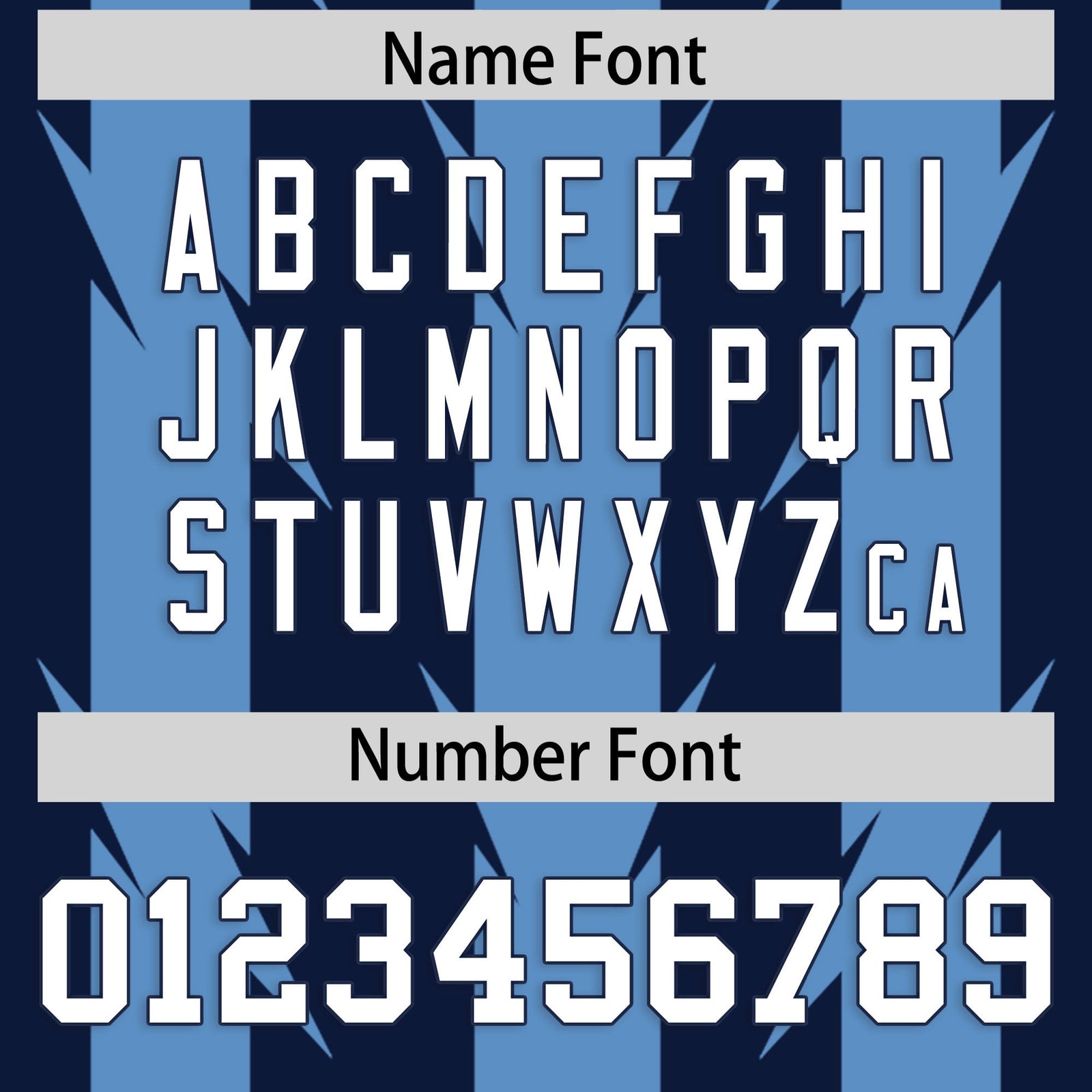 Custom Navy and Light Blue Graffiti Pattern Practice Flag Football Jerseys For Youth & Mens| KXKSHOP