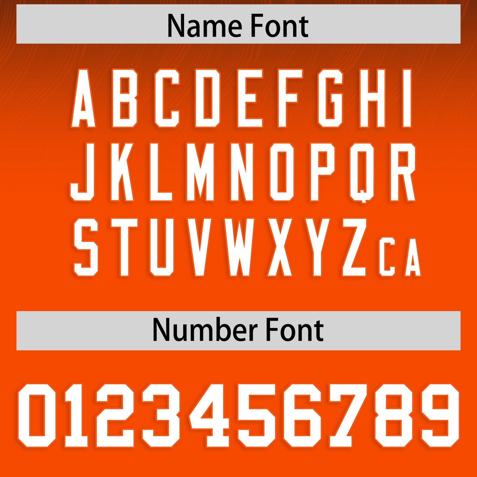 Custom Black and Orange Customize Flag Football Jersey-7v7 Football Uniforms | KXKSHOP