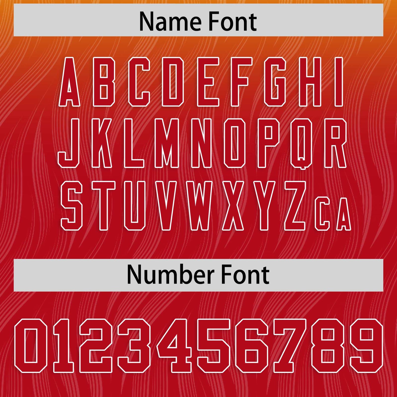 Custom Gold and Red Customize Flag Football Jersey-7v7 Football Uniforms | KXKSHOP