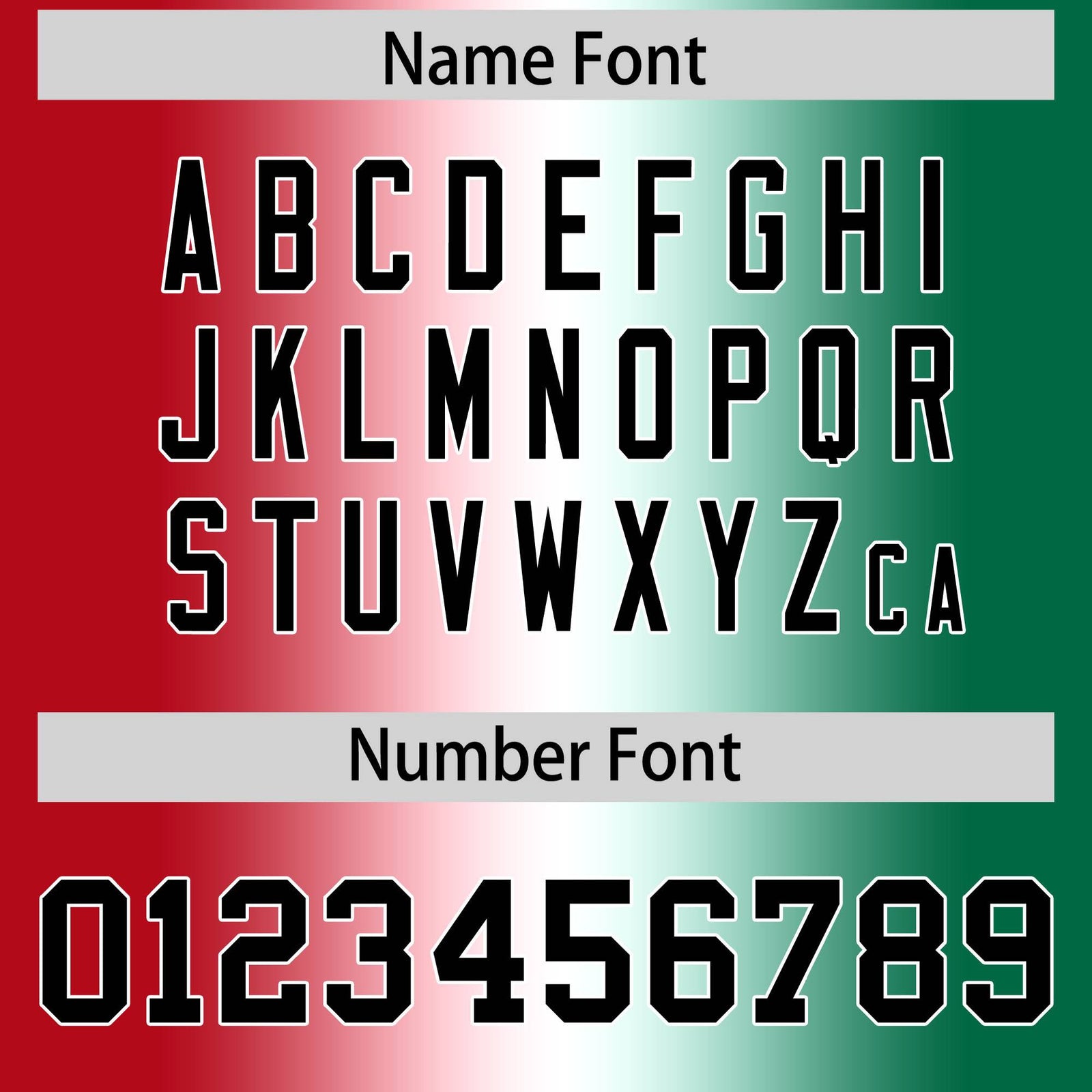 Custom Red White-Kelly Green Personalized Gradient Fashion Authentic Football Jersey