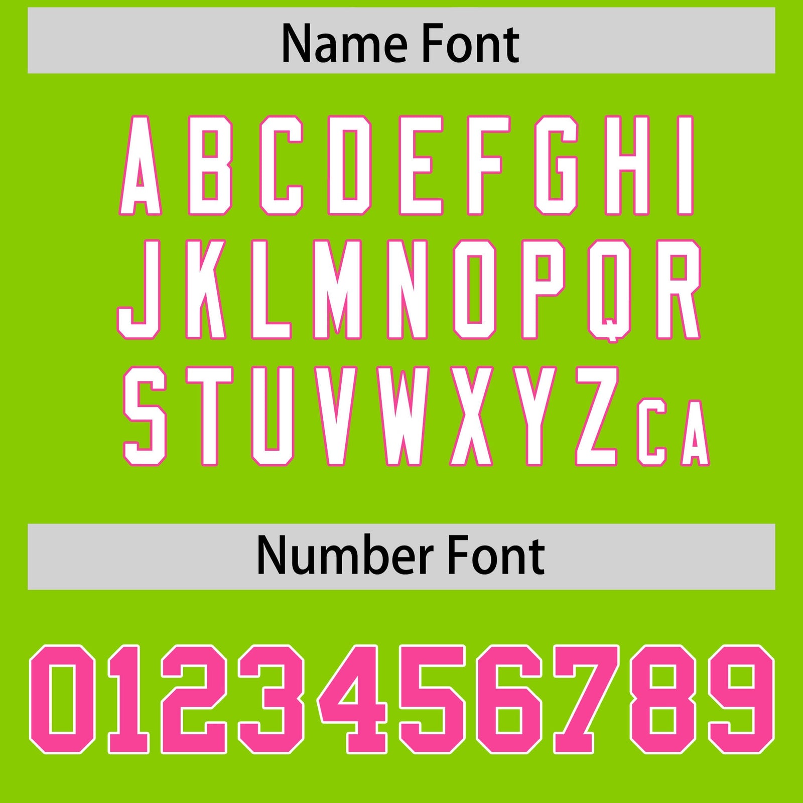 Custom Neon Green Pink Personalized Shoulder Star Pattern Flag Football Jersey