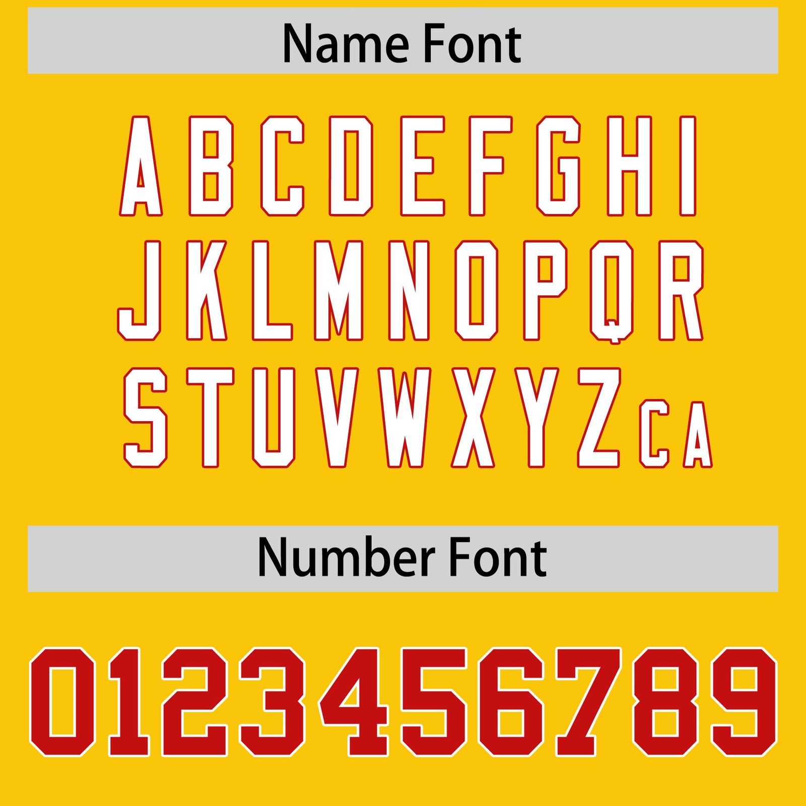 Custom Gold Red Personalized Shoulder Star Pattern Flag Football Jersey