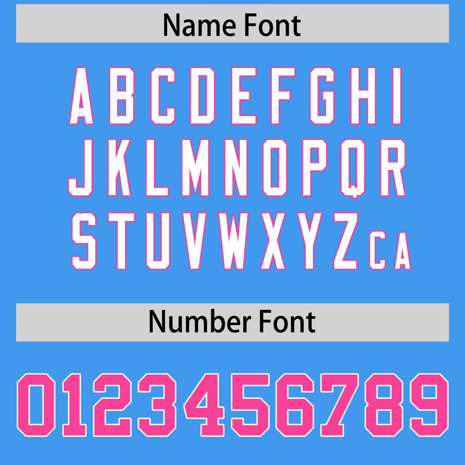 Custom Powder Blue Pink Personalized Shoulder Star Pattern Flag Football Jersey