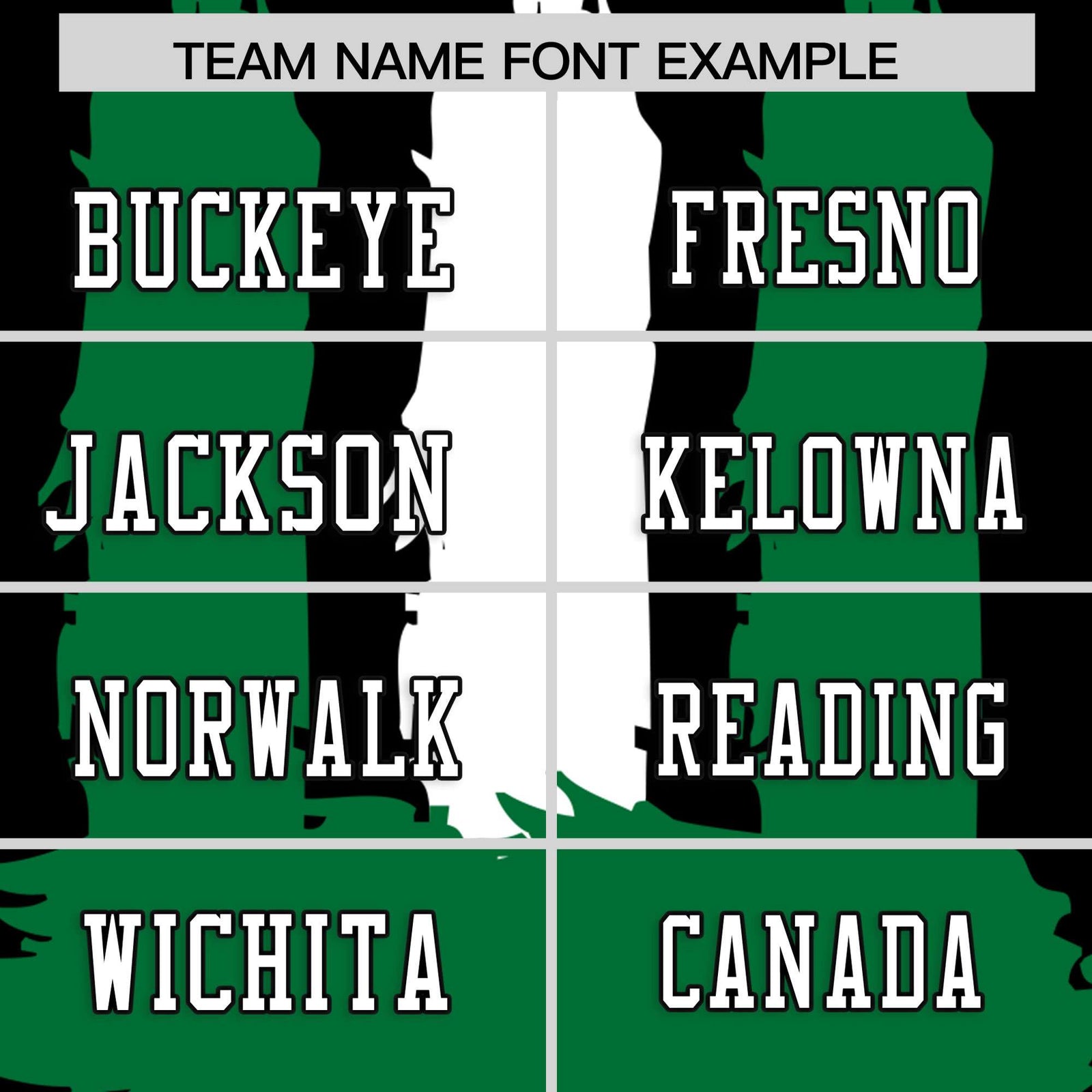Custom Flag Football Jersey | Black Kelly Green and White Graffiti Pattern Practice 7on7 Uniforms | Add name, number & logo| KXKSHOP