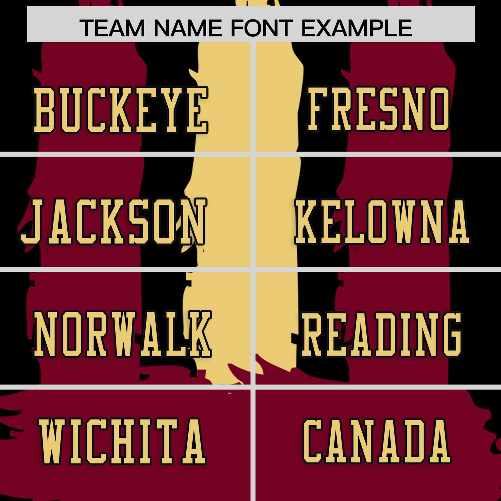 Custom Flag Football Jersey | Black Crimson and Khaki Graffiti Pattern Practice 7on7 Uniforms | Add name, number & logo| KXKSHOP