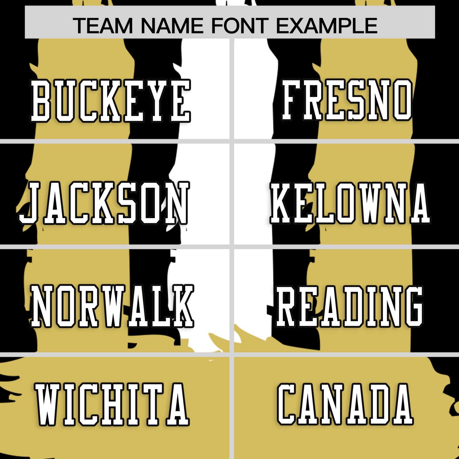 Custom Flag Football Jersey | Black Old Gold and White Graffiti Pattern Practice 7on7 Uniforms | Add name, number & logo| KXKSHOP