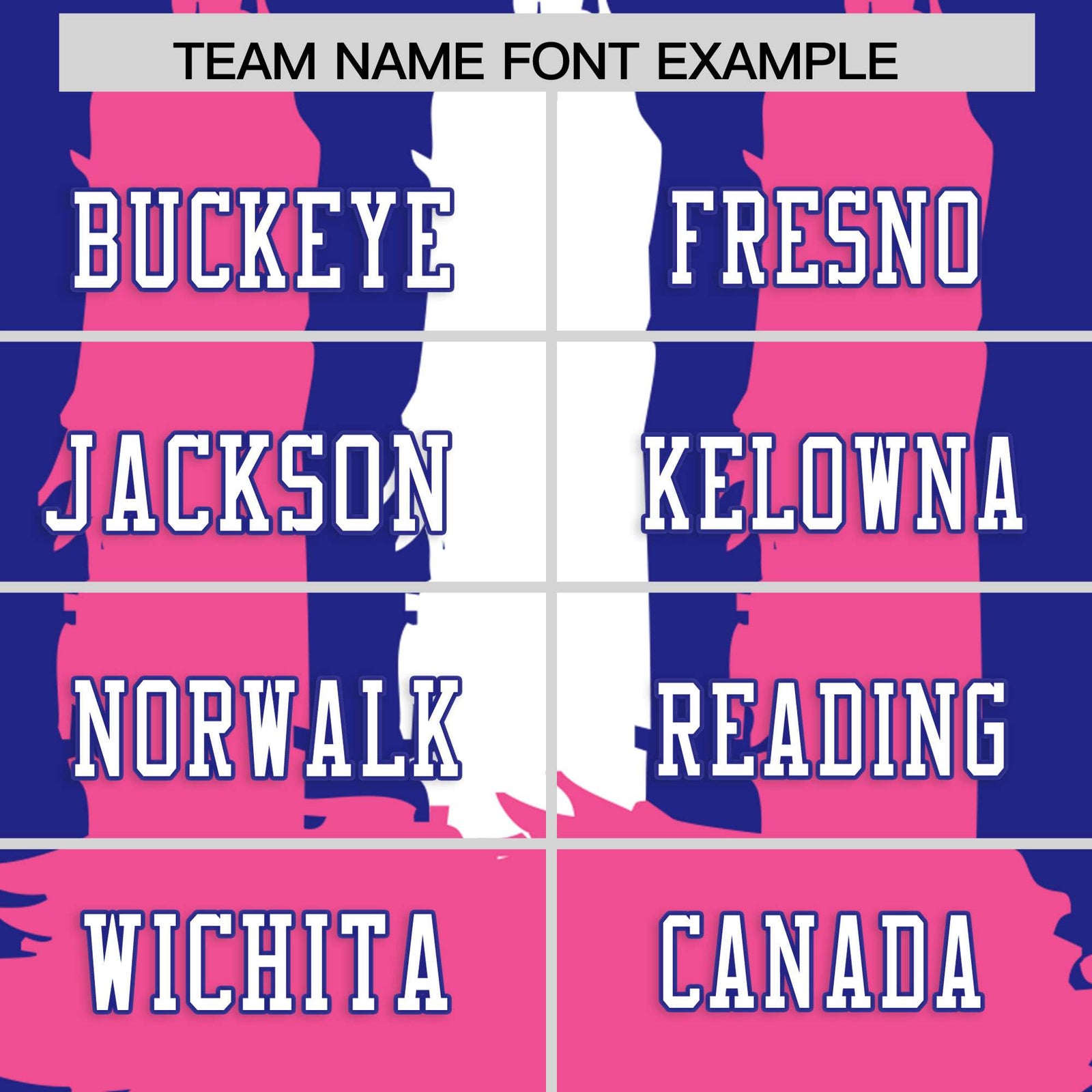 Custom Flag Football Jersey | Royal Pink and White Graffiti Pattern Practice 7on7 Uniforms | Add name, number & logo| KXKSHOP