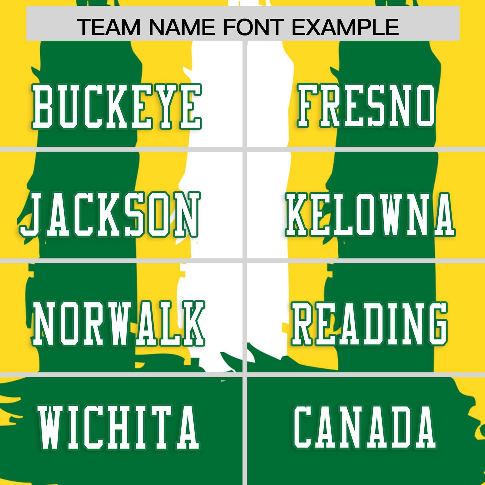 Custom Flag Football Jersey | Gold Kelly Green and Graffiti Pattern Practice 7on7 Uniforms | Add name, number & logo| KXKSHOP
