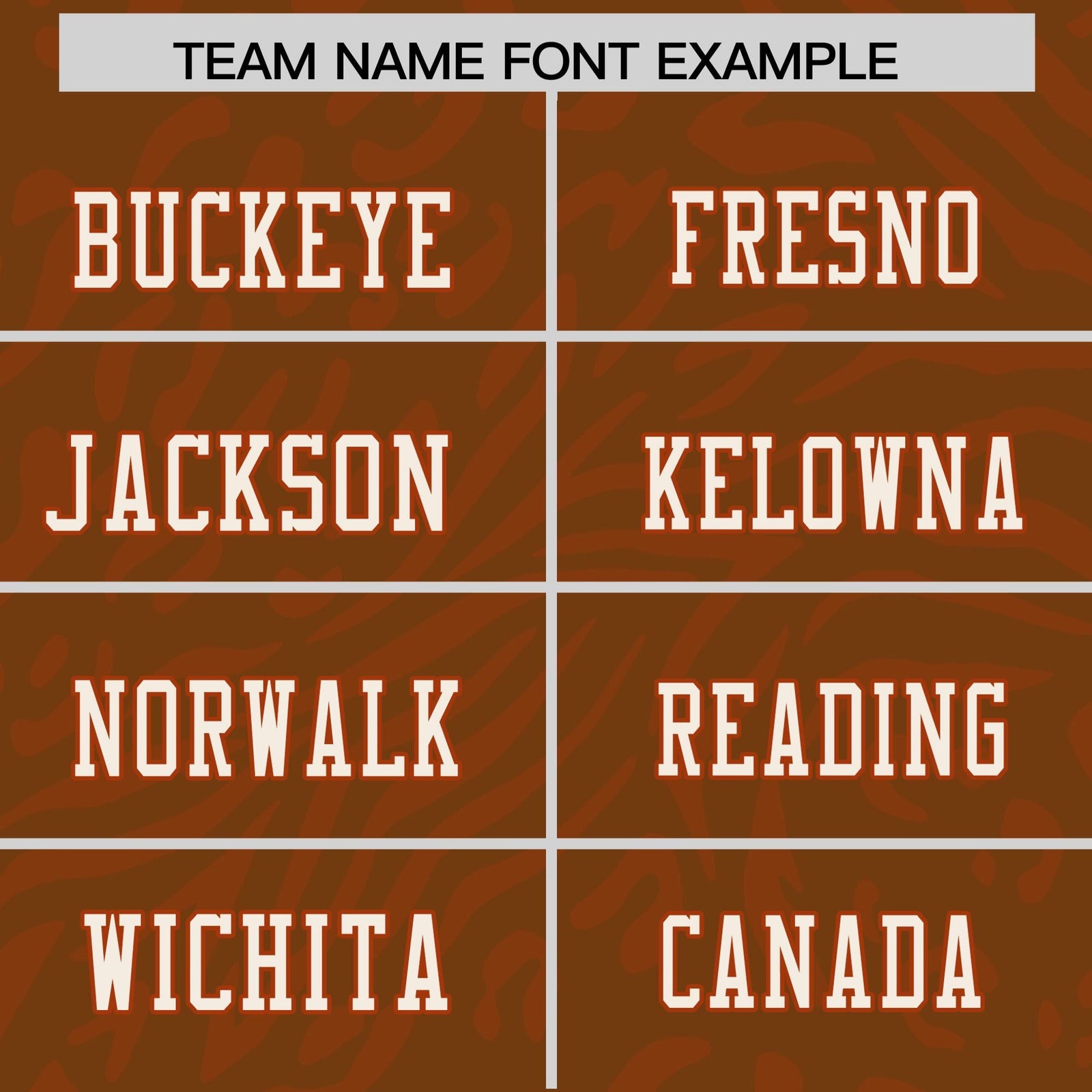 Custom Light Brown White-Texas Orange Personalized Zebra Stripes Pattern Authentic Football Jersey