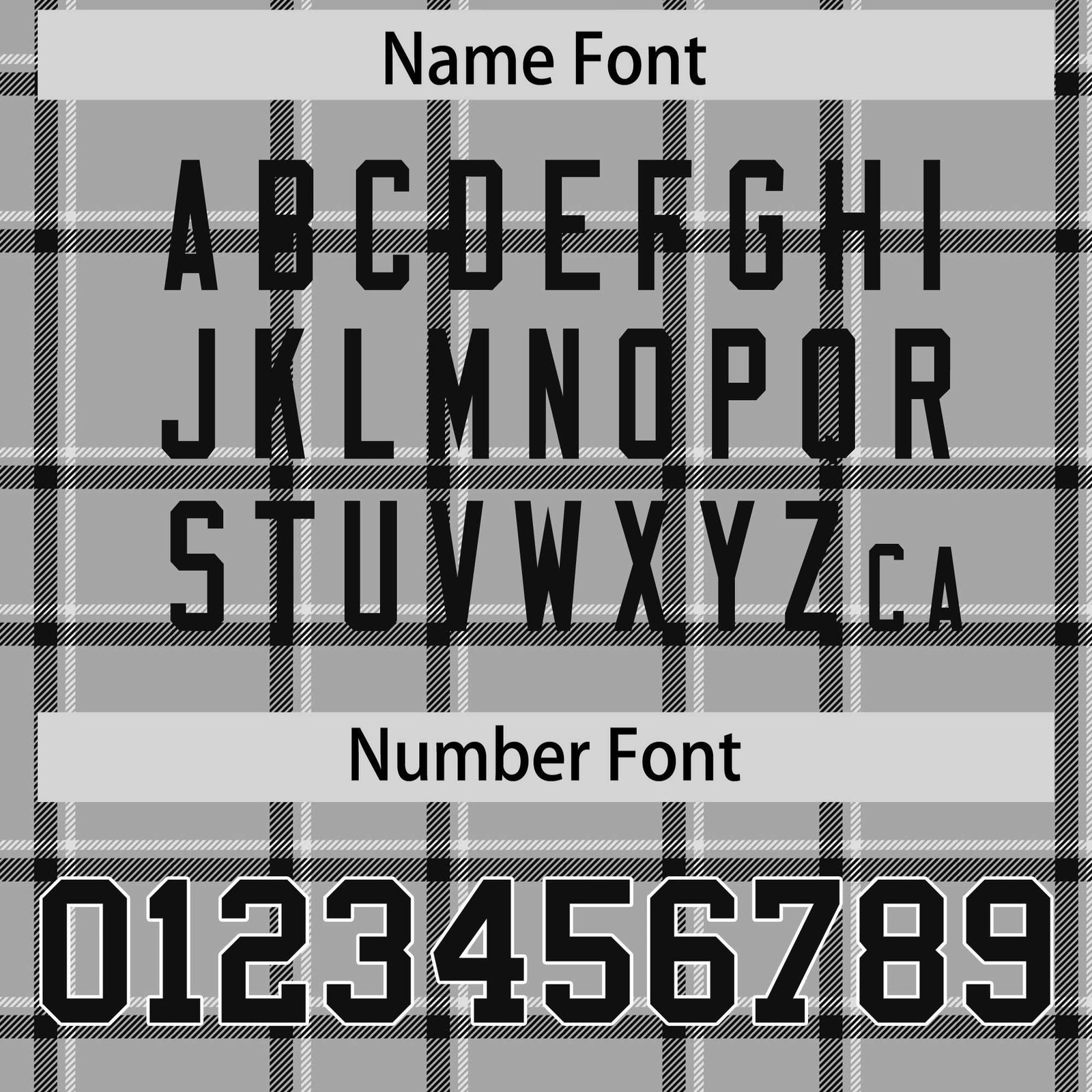 Custom Gray Black Personalized Plaid Pattern Design Authentic Football Jersey