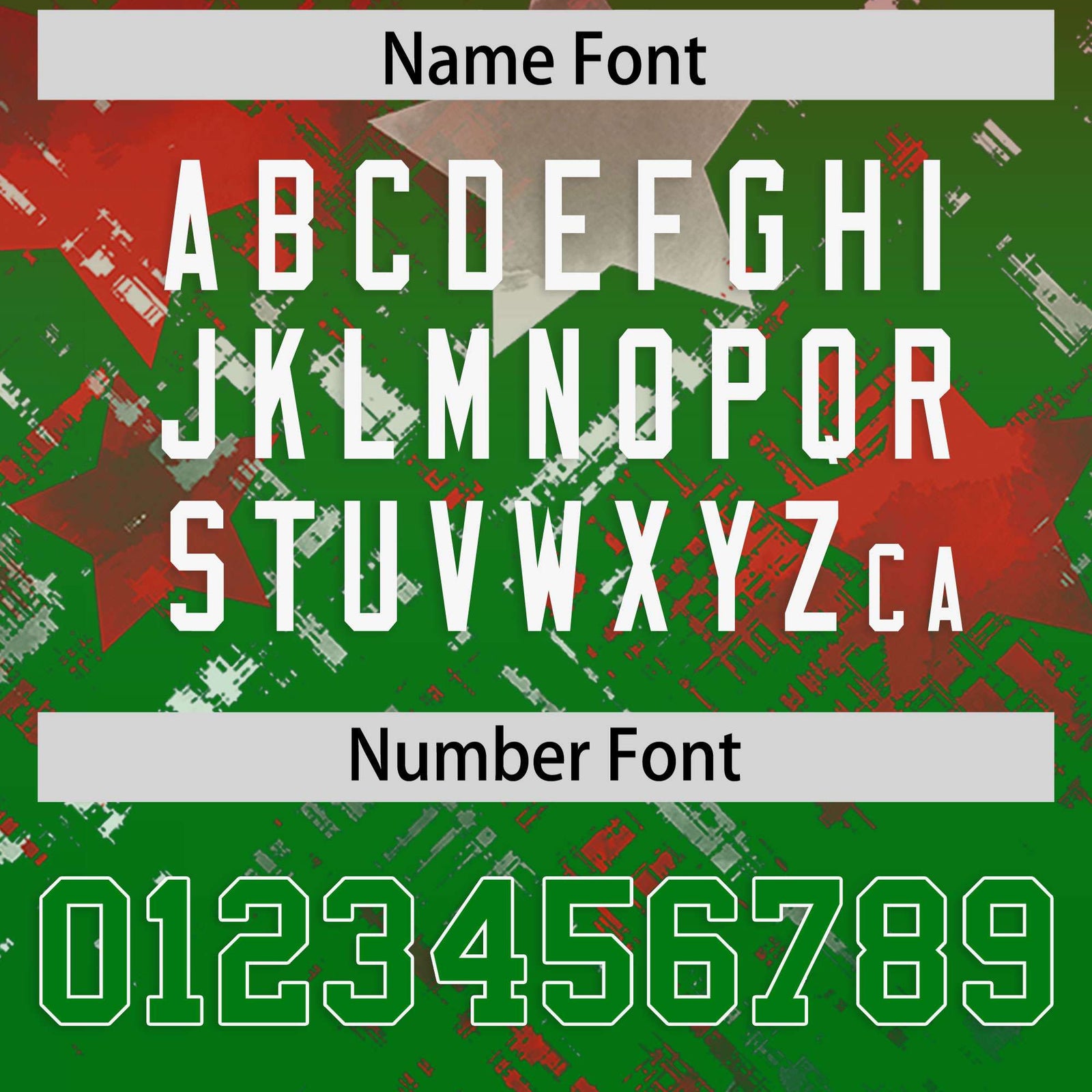 Custom Red and Kelly Green Customize Flag Football Jersey - 7v7 Uniform| KXKSHOP