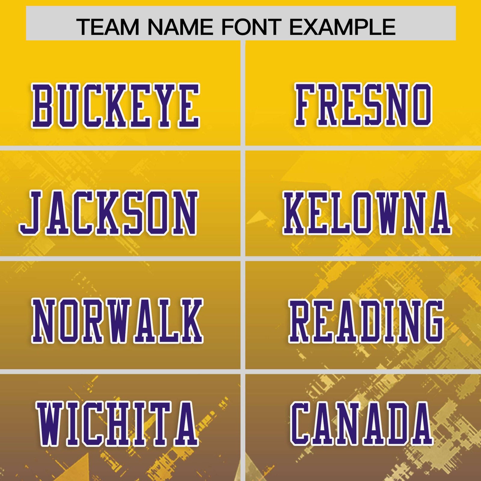 Custom Gold and Purple Customize Flag Football Jersey - 7v7 Uniform| KXKSHOP