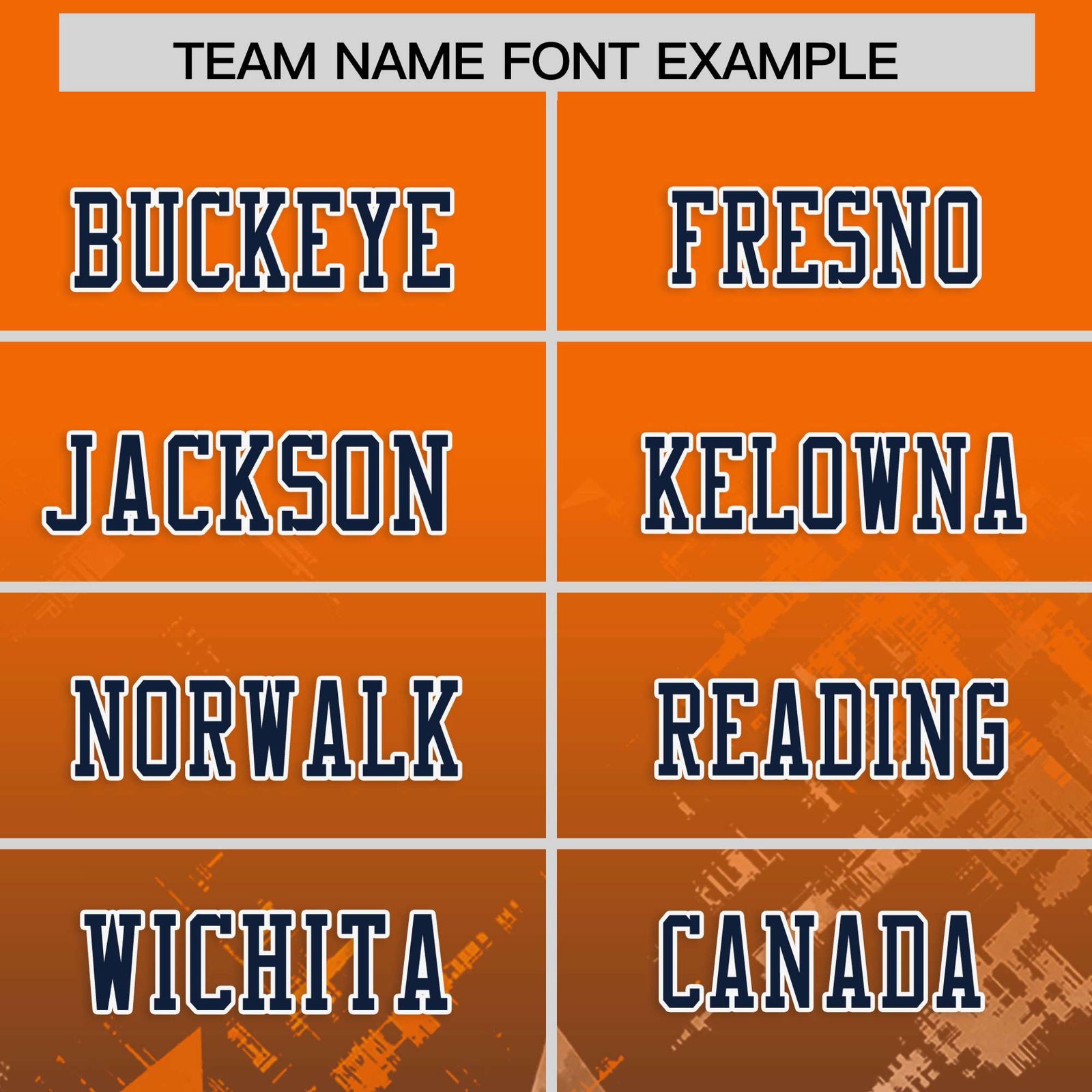 Custom Orange and Navy Customize Flag Football Jersey - 7v7 Uniform| KXKSHOP