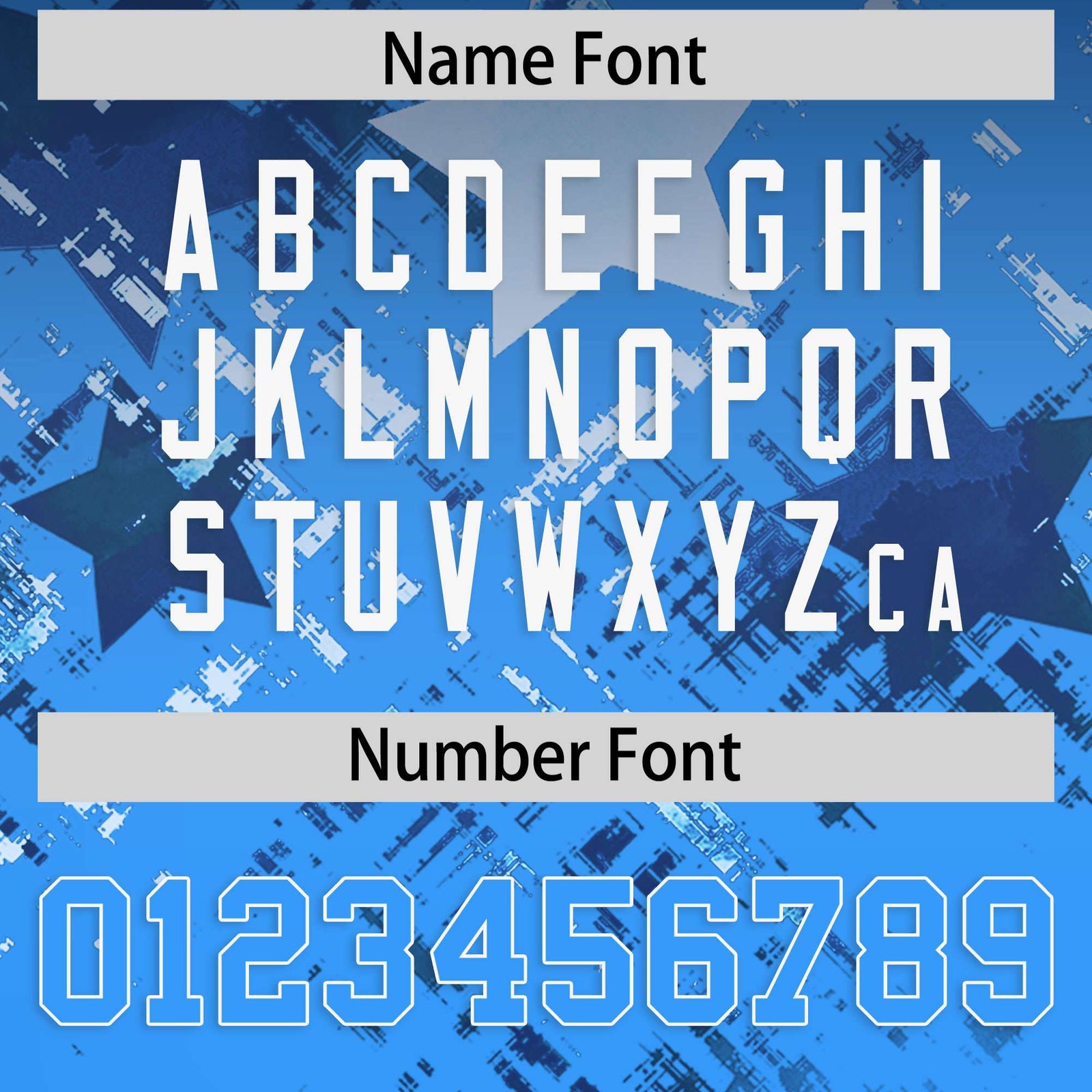 Custom Navy and Light Blue Customize Flag Football Jersey - 7v7 Uniform| KXKSHOP