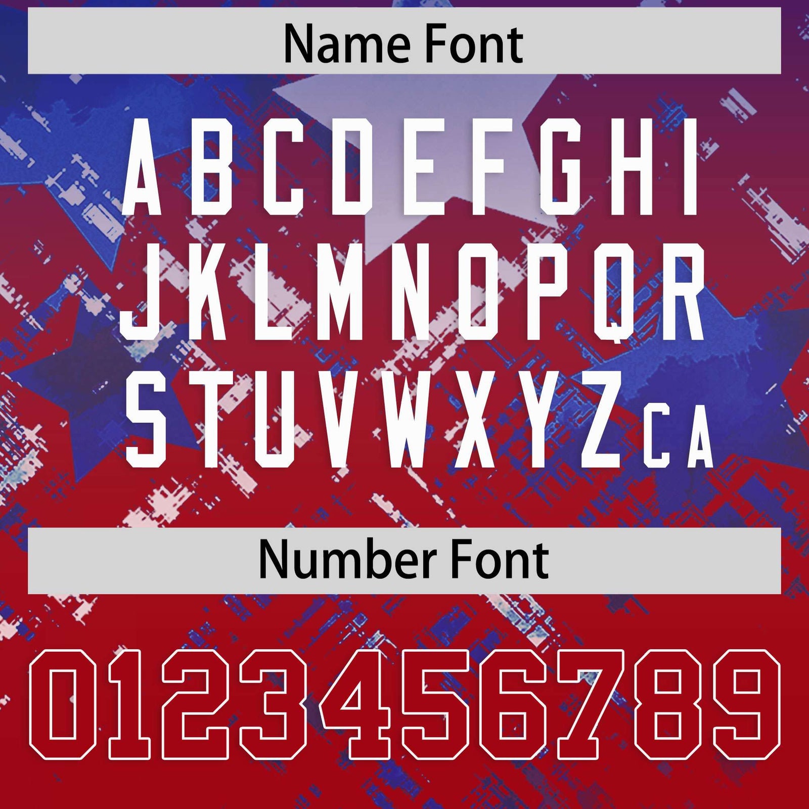 Custom Royal and Red Customize Flag Football Jersey - 7v7 Uniform| KXKSHOP