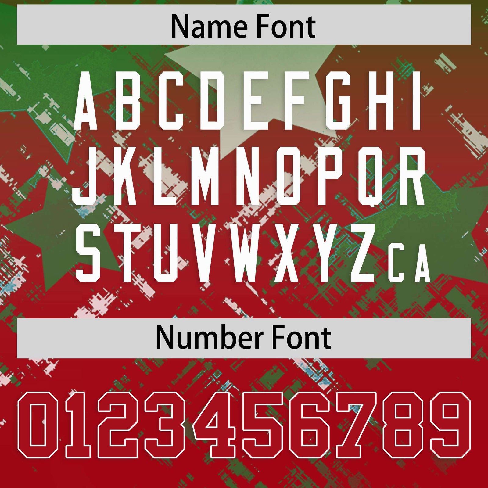 Custom Kelly Green and Red Customize Flag Football Jersey - 7v7 Uniform| KXKSHOP