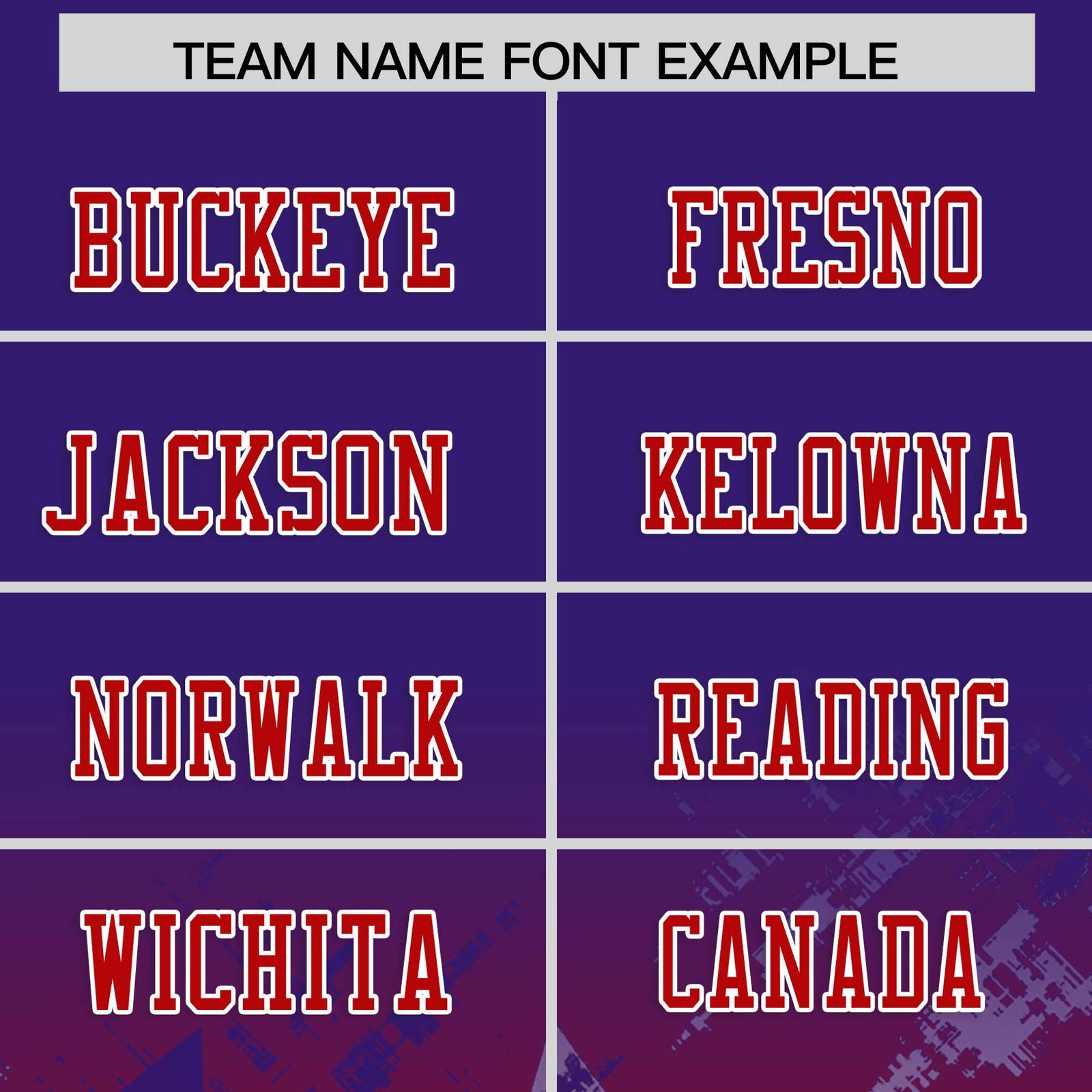 Custom Purple and Red Customize Flag Football Jersey - 7v7 Uniform| KXKSHOP