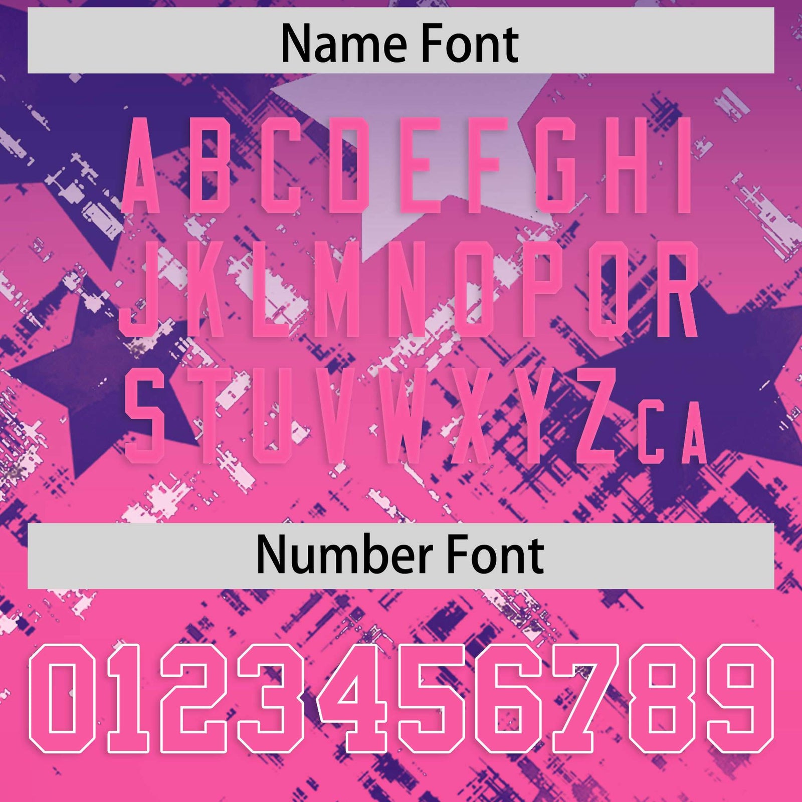 Custom Purple and Pink Customize Flag Football Jersey - 7v7 Uniform| KXKSHOP