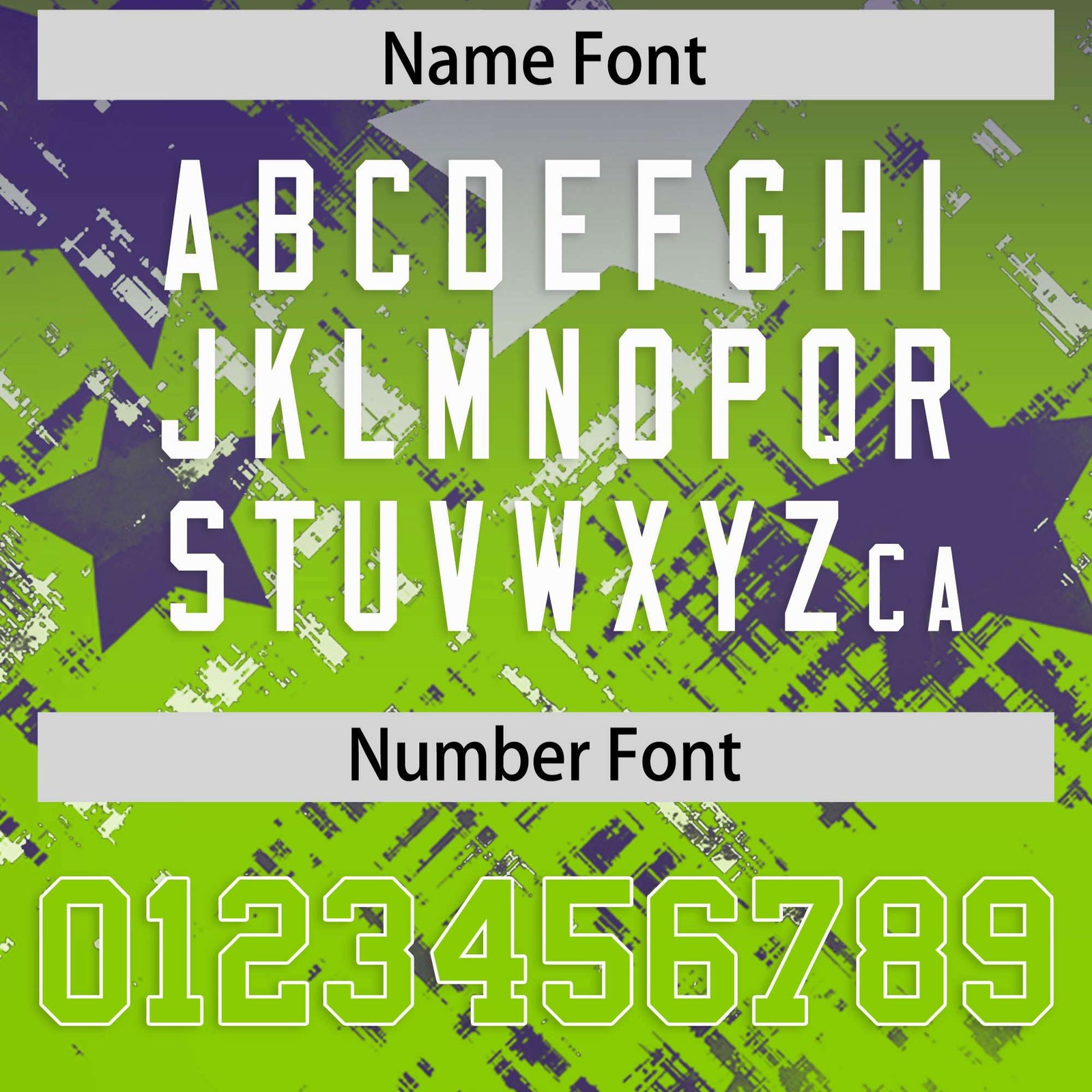 Custom Purple and Neon Green Customize Flag Football Jersey - 7v7 Uniform| KXKSHOP