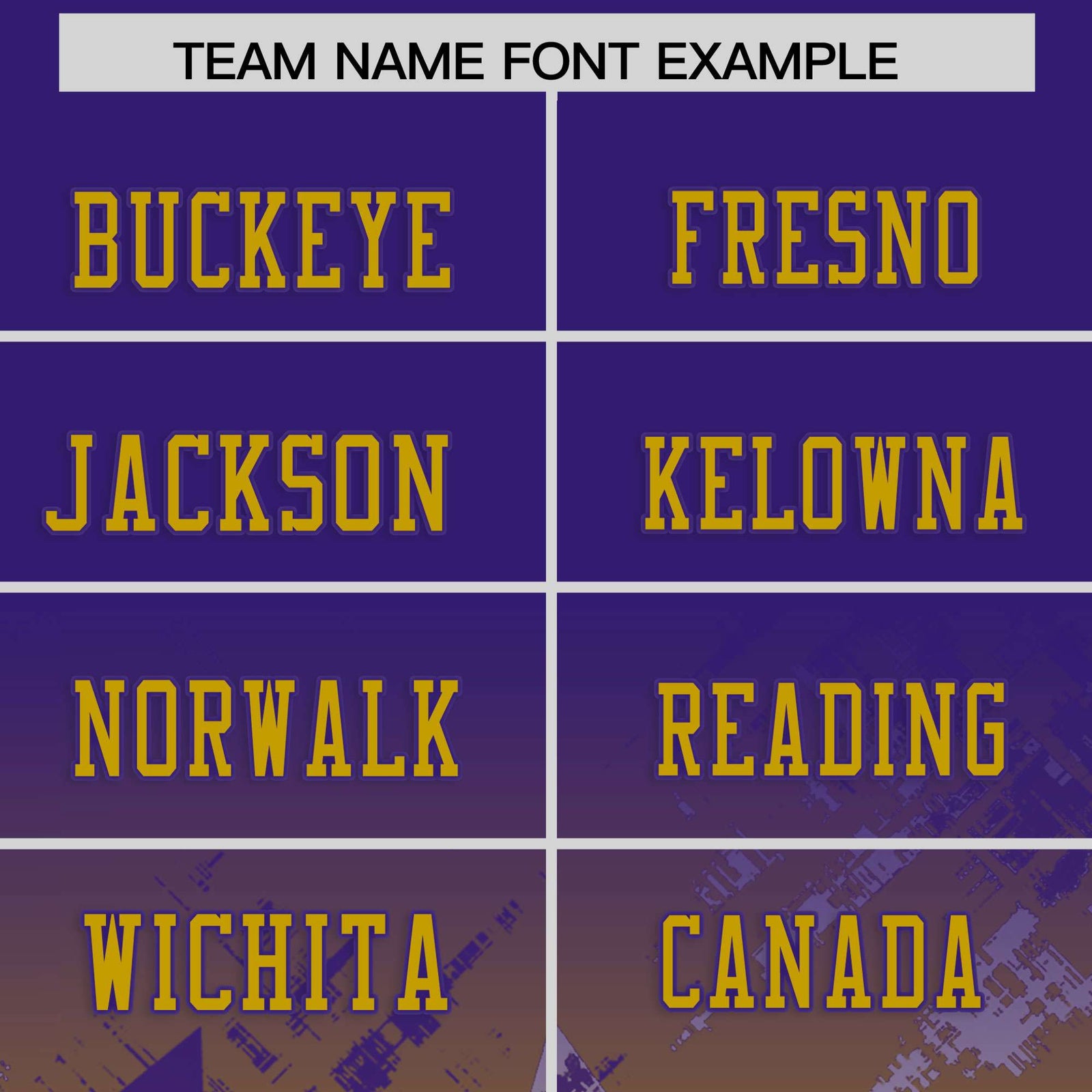 Custom Purple and Old Gold Customize Flag Football Jersey - 7v7 Uniform| KXKSHOP