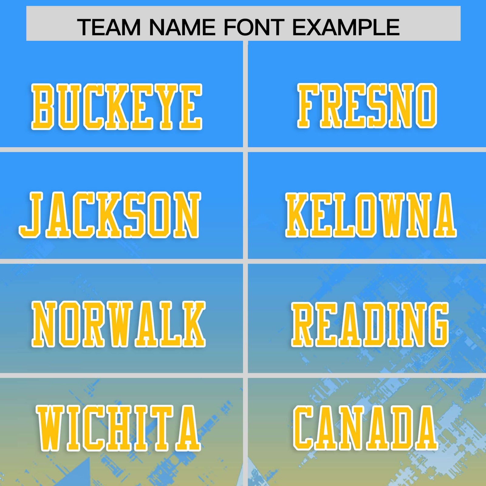 Custom Light Blue and Yellow Customize Flag Football Jersey - 7v7 Uniform| KXKSHOP